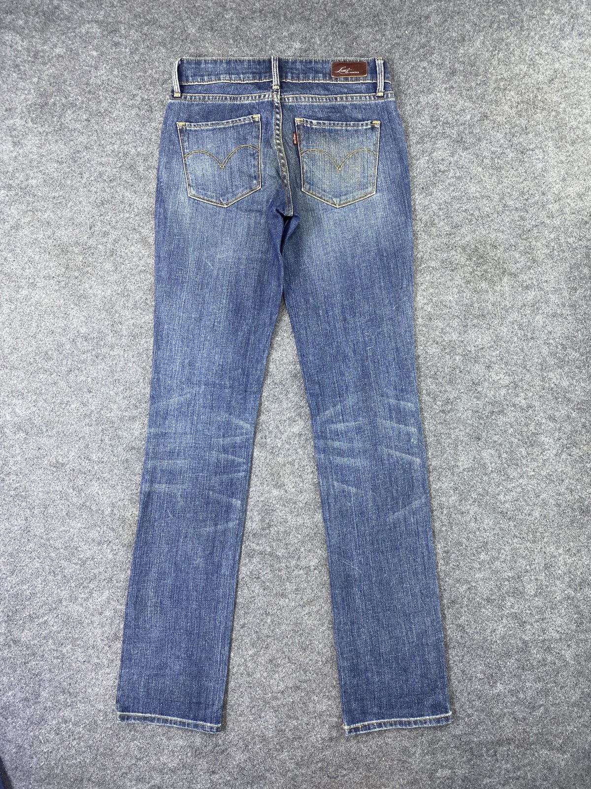 Jean × Levi's × Vintage Levi's Straight Leg Blue Wash Jeans - J1107 Size 27" / US 4 / IT 40 - 6 Thumbnail