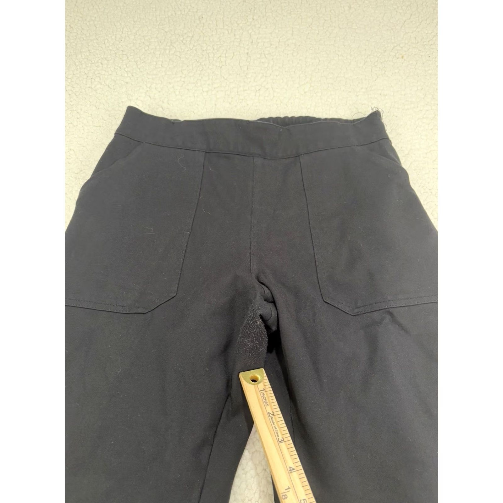 Spanx Spanx The Perfect Pant Ankle Jogger Pants Black Size Large Pull On Tapered Size 36" / US 14 / IT 50 - 3 Thumbnail