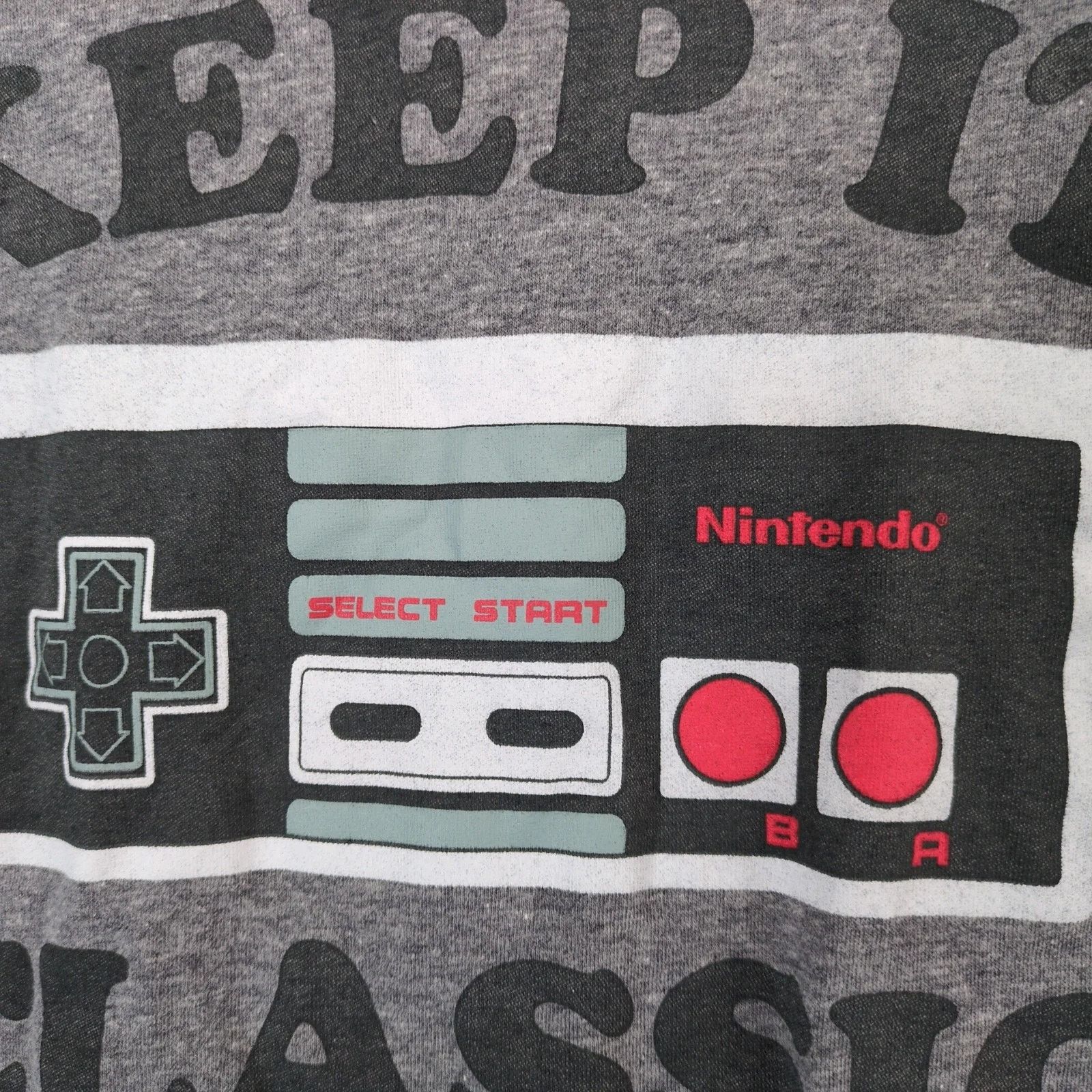 Nintendo Nintendo NES Keep It Classic Gray V-Neck T-Shirt Women's XL Size XL / US 12-14 / IT 48-50 - 9 Thumbnail