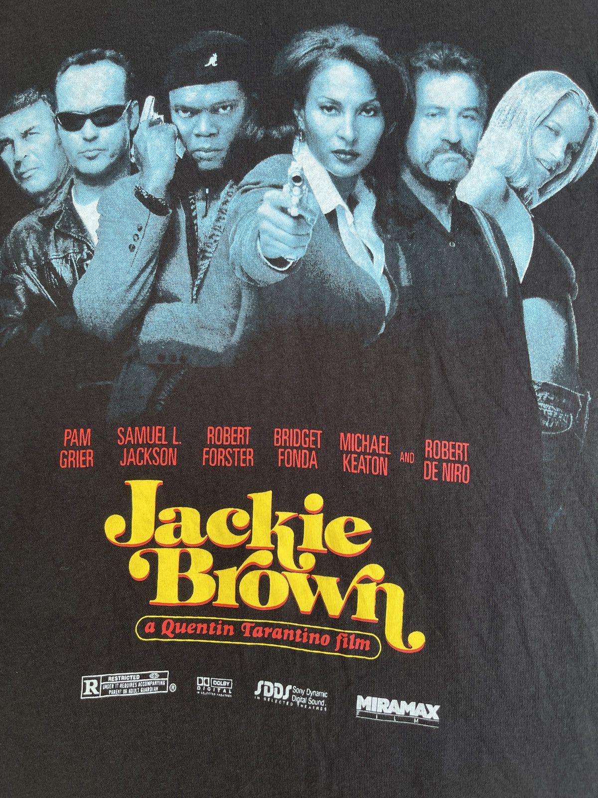 Junk Food Rare🔥Vtg Jackie Brown Movie Quentin Tarantino T-Shirt Size US L / EU 52-54 / 3 - 3 Thumbnail