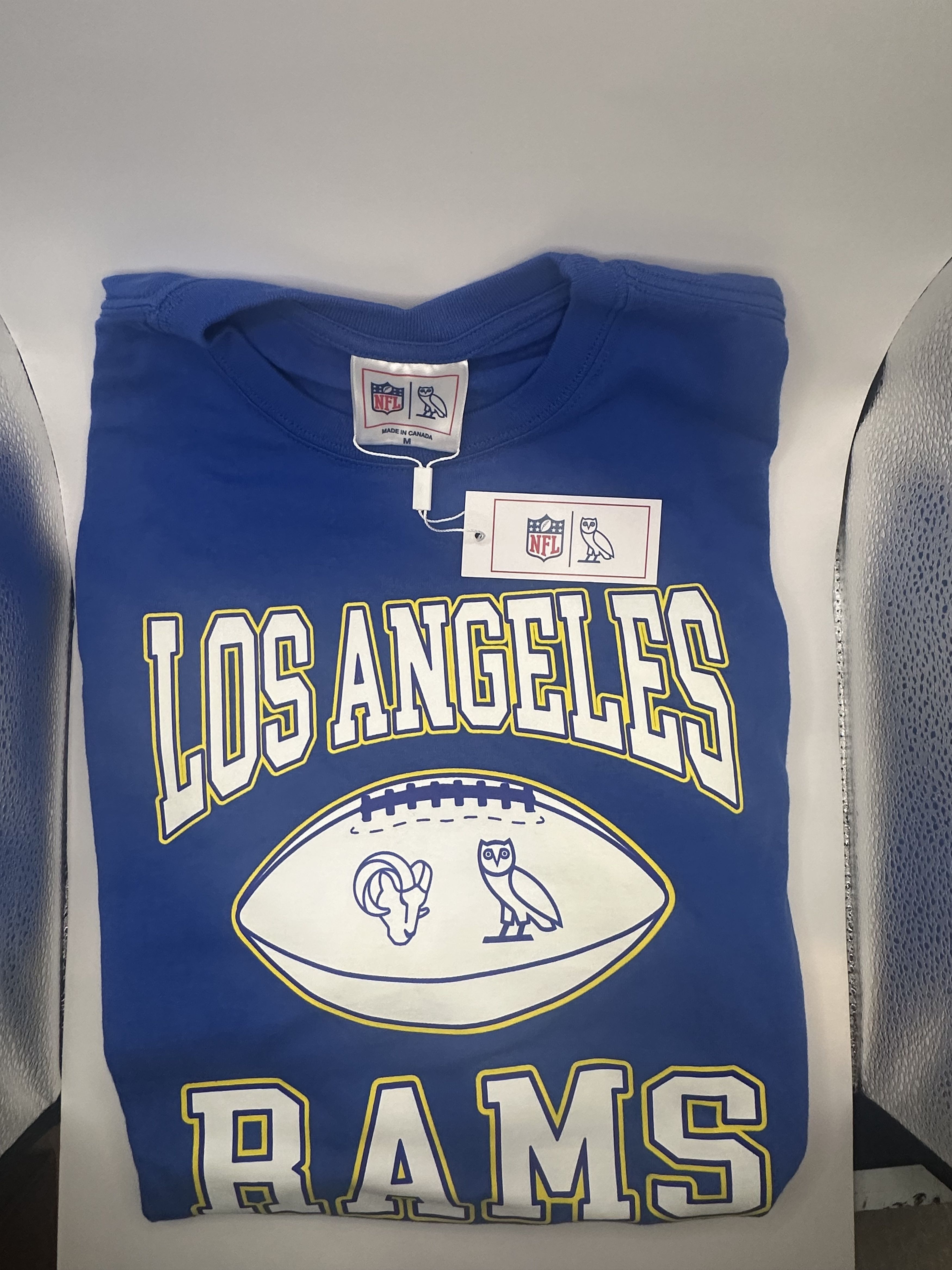 NFL × October's Very Own OVO x NFL Los Angeles Rams Longsleeve T-Shirt LA NWT Size US M / EU 48-50 / 2 - 1 Thumbnail