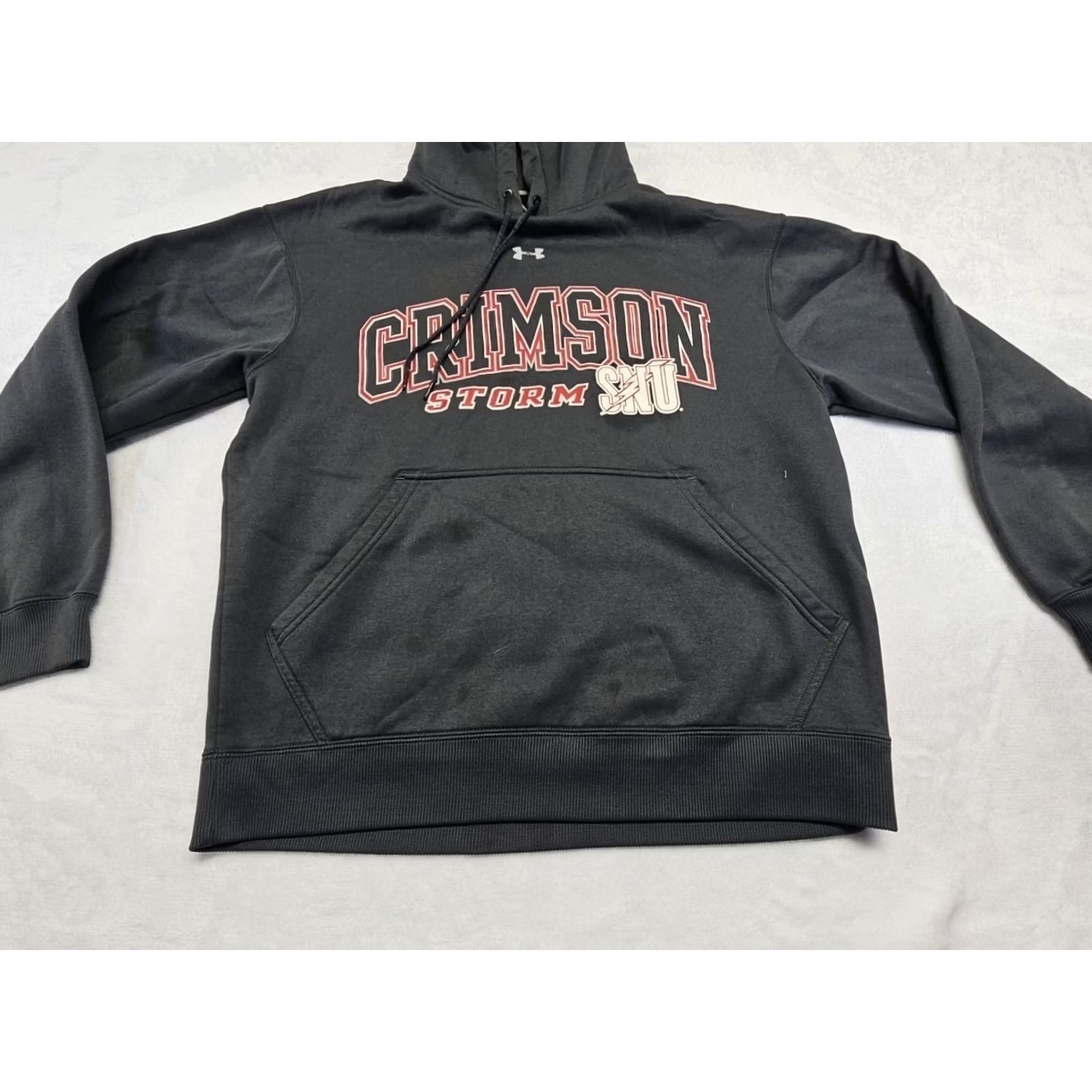 Under Armour Under Armour Storm Hoodie Mens S Black Pullover Fleece Graphic Crimson Storm Pullover Hoodie Size US S / EU 44-46 / 1 - 4 Thumbnail