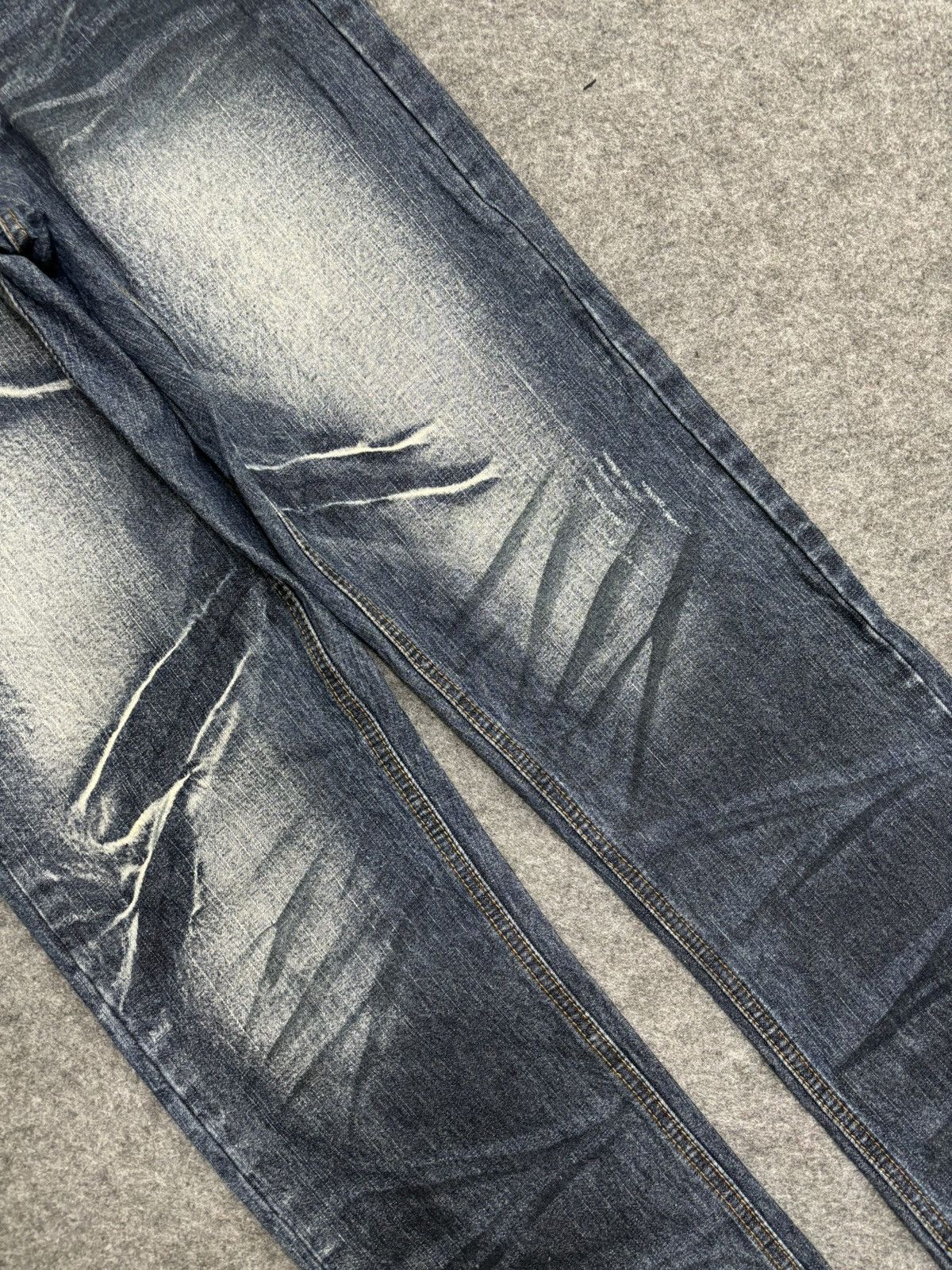 Japanese Brand 💥Sick Fades💥Zerosail All Over Sick Fades Slim Denim F479 Size US 32 / EU 48 - 5 Thumbnail