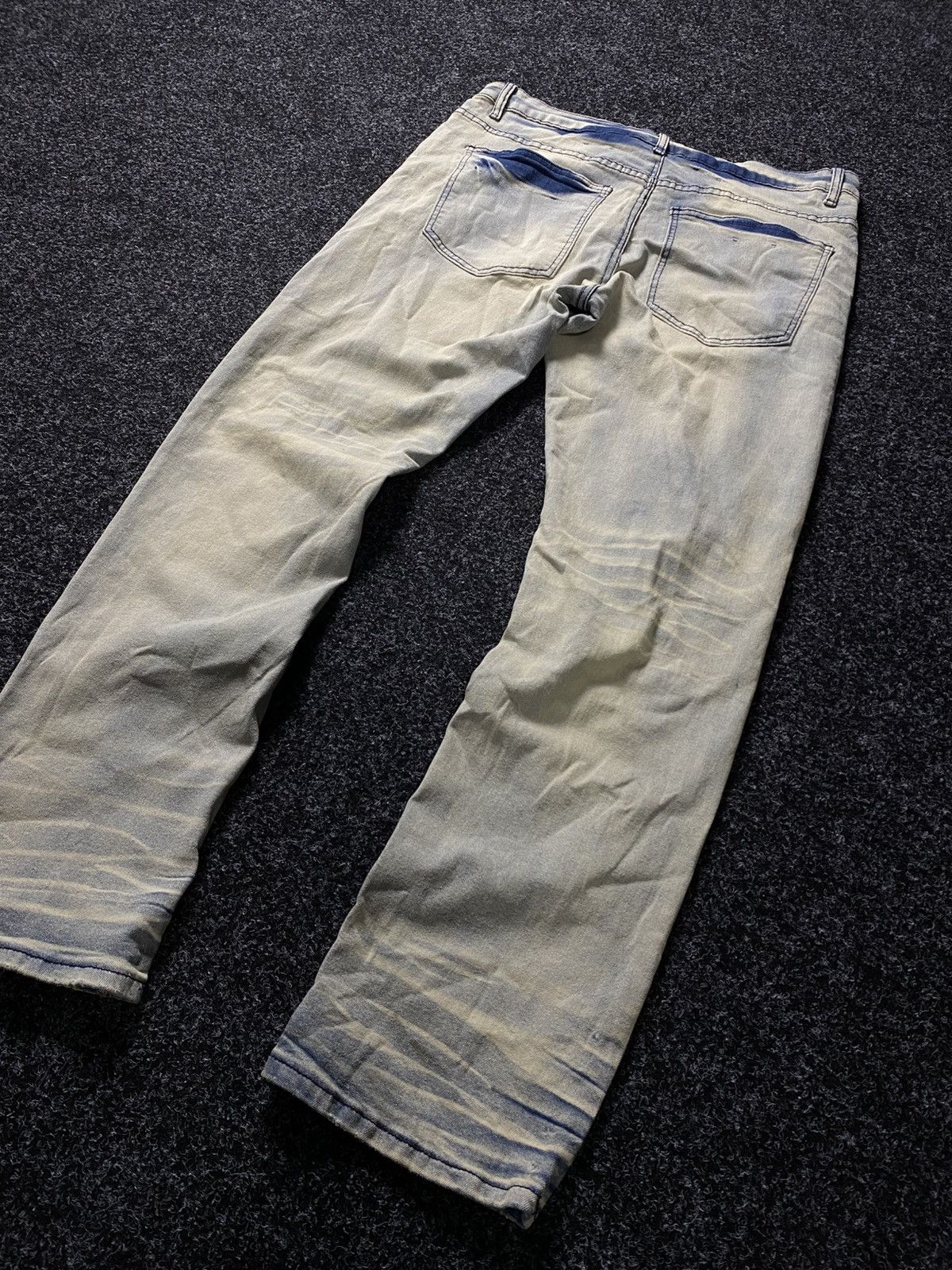 If Six Was Nine × Japanese Brand × Vintage Vintage 90s Y2K Distressed Punk Rock Jeans baggy pants Size US 32 / EU 48 - 8 Thumbnail