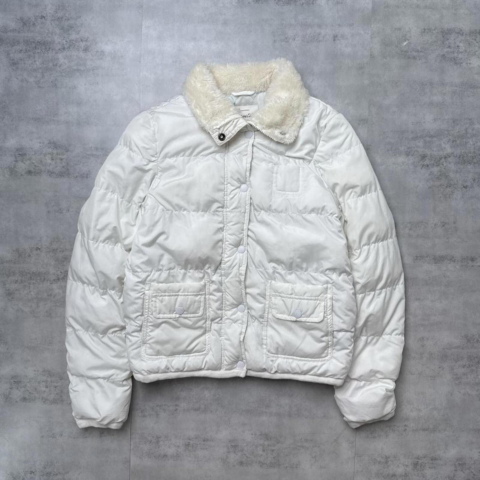 Aeropostale Y2K Aeropostale 00s Puffer White jacket Size S / US 4 / IT 40 - 1 Thumbnail