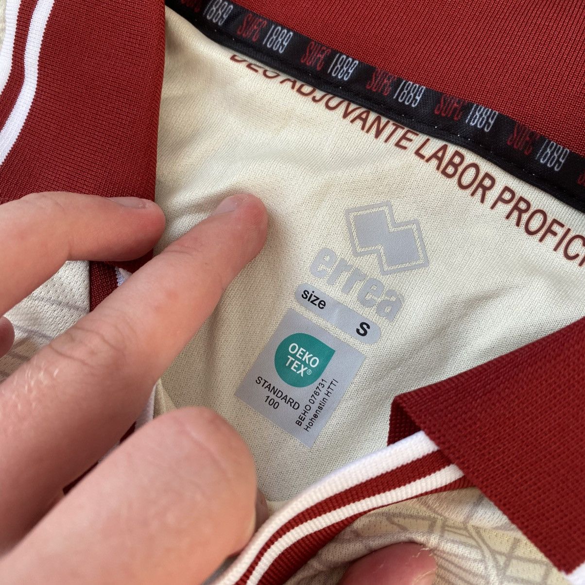 Errea Mens Errea Sheffield United 2024/2025 home soccer jersey Size US S / EU 44-46 / 1 - 8 Thumbnail