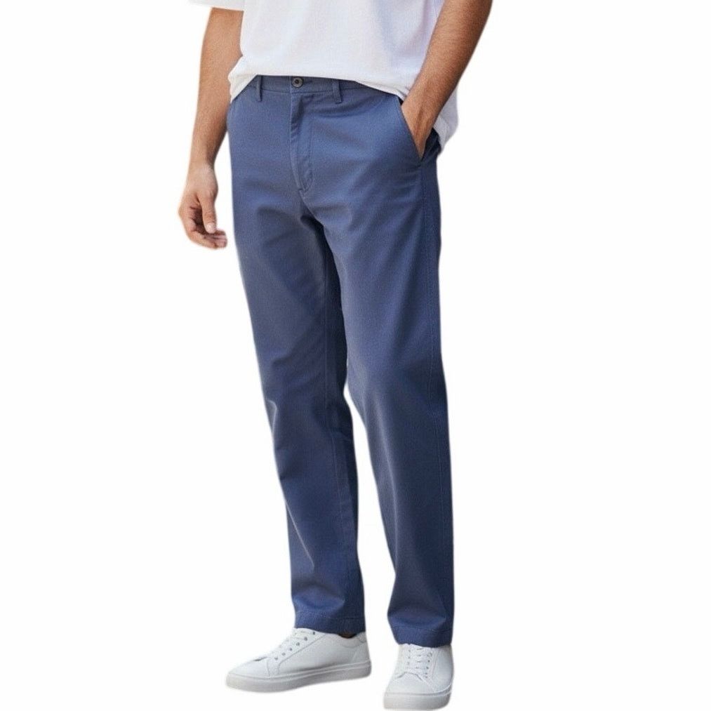 The Unbranded Brand IPAI Men’s Linen Cotton Flat Front Regular Fit Dress Size 34 Size US 34 / EU 50 - 1 Thumbnail