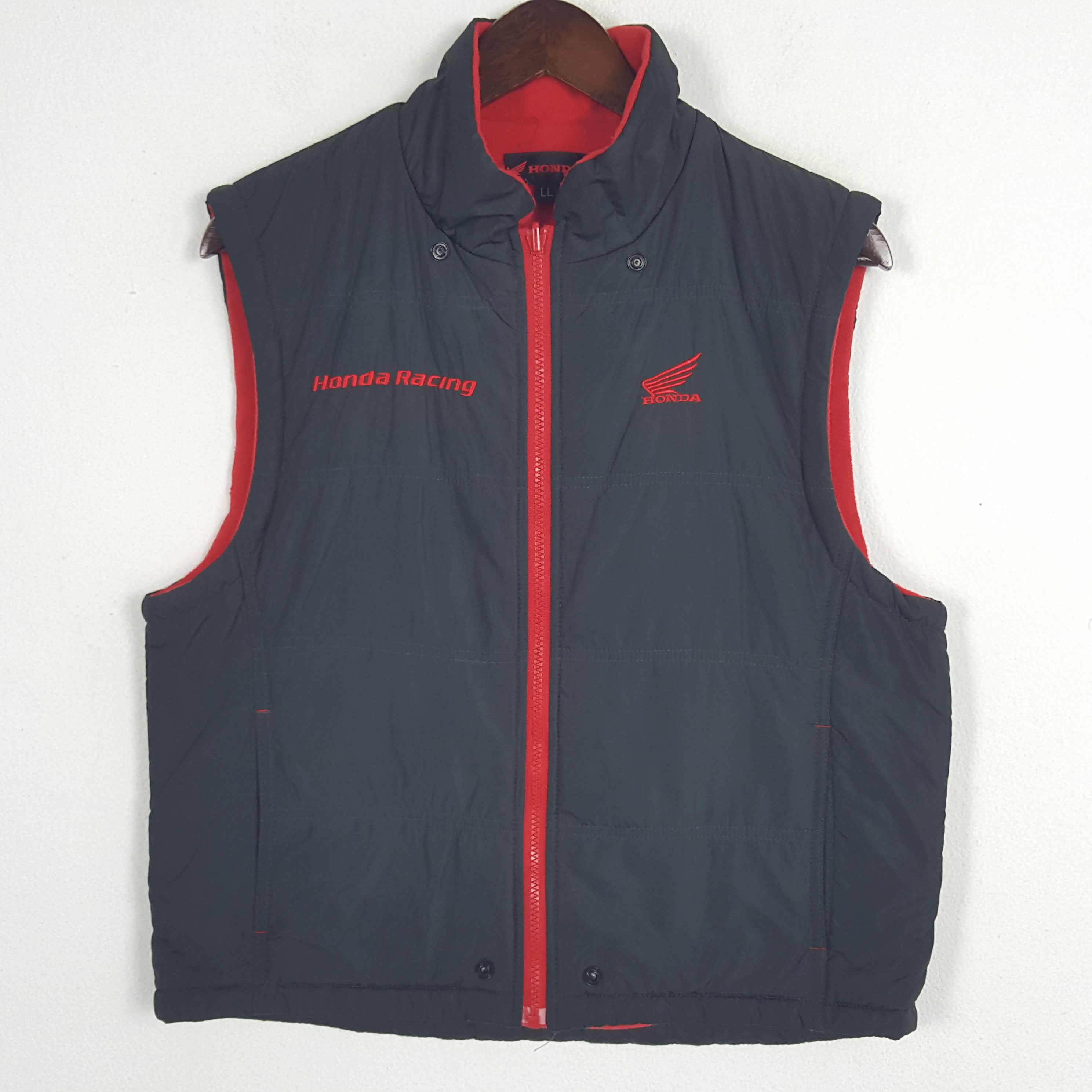 Honda × Vintage Vintage Honda Racing Windbreaker Vest Jacket Size US M / EU 48-50 / 2 - 3 Thumbnail