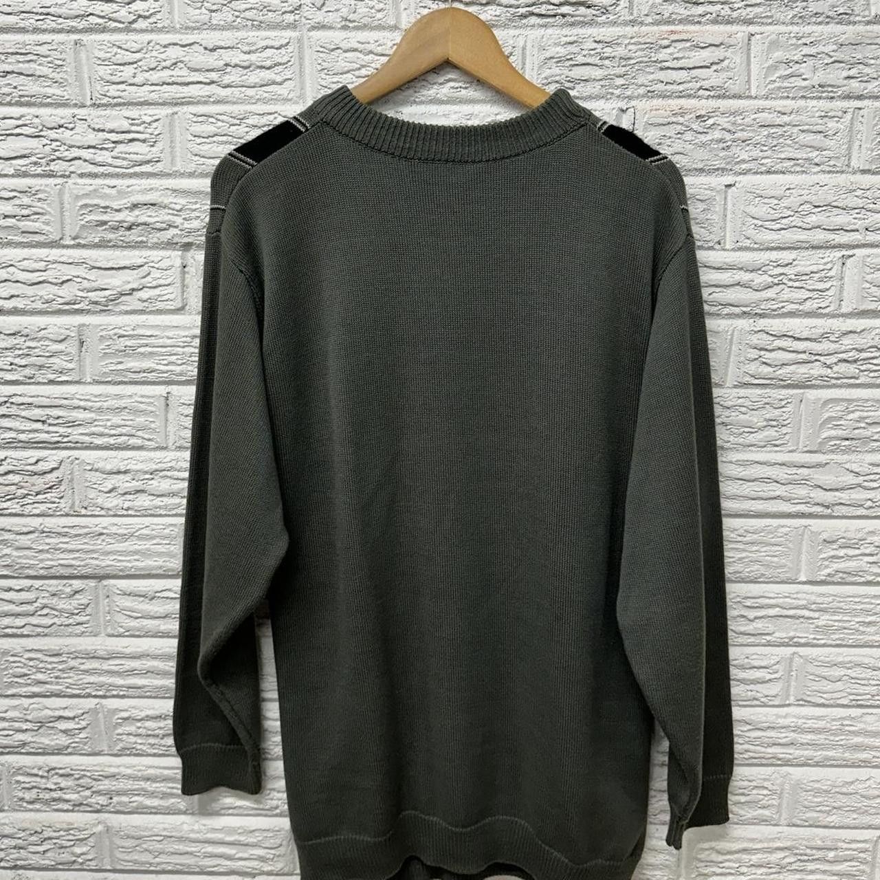 Vintage Vintage Bergati 3D Knit Sweater Black and Grey Large Size US L / EU 52-54 / 3 - 3 Thumbnail