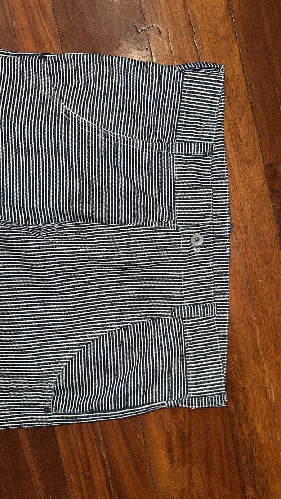 Other white and blue striped wide leg jeans Size US 32 / EU 48 - 2 Thumbnail