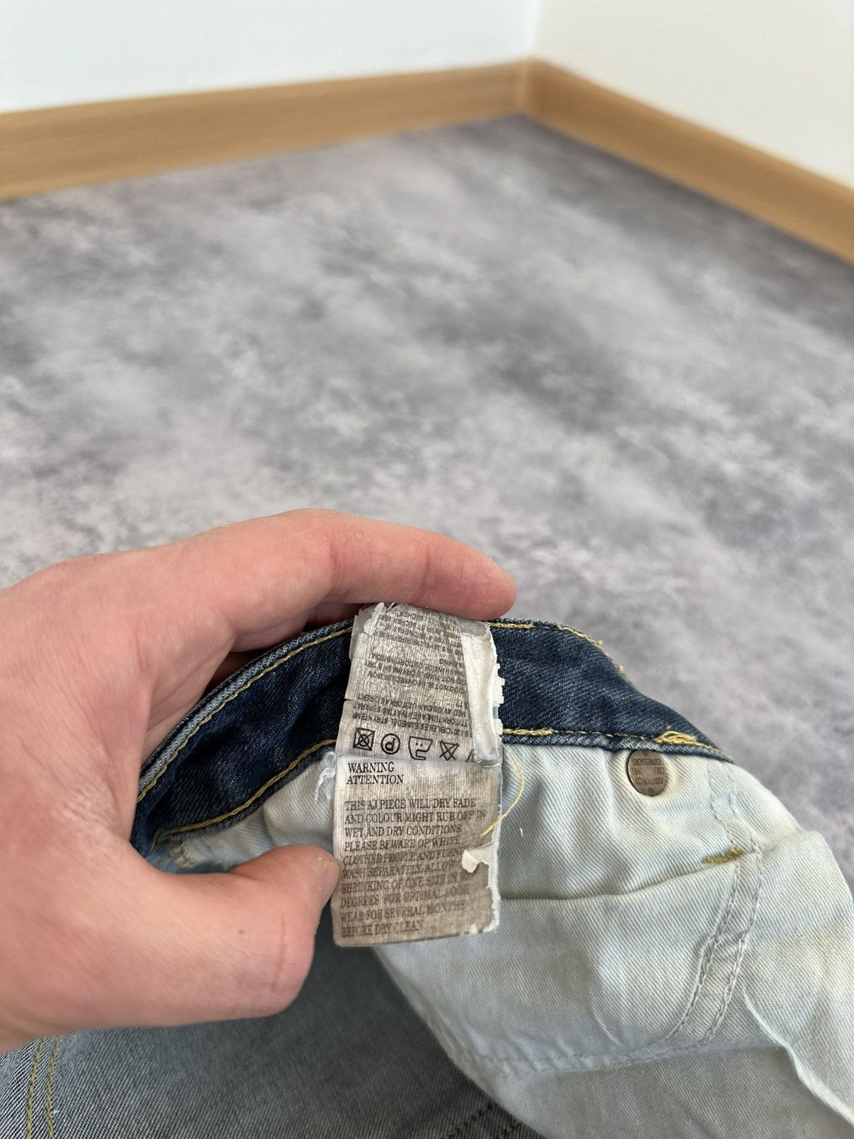 Acne Studios Vintage Acne Studios Avant Garde Washed Denim Designer Jeans Size US 30 / EU 46 - 15 Thumbnail