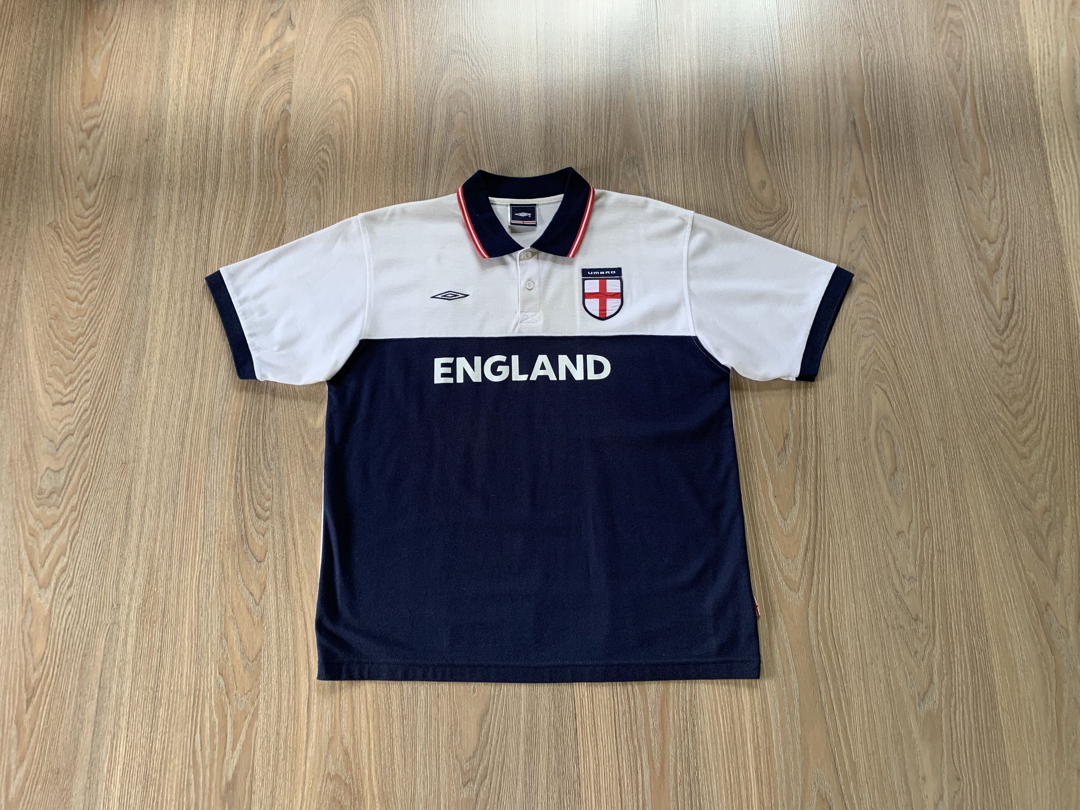 Umbro Vintage Umbro England National Team Football Polo Shirt Size US L / EU 52-54 / 3 - 1 Thumbnail