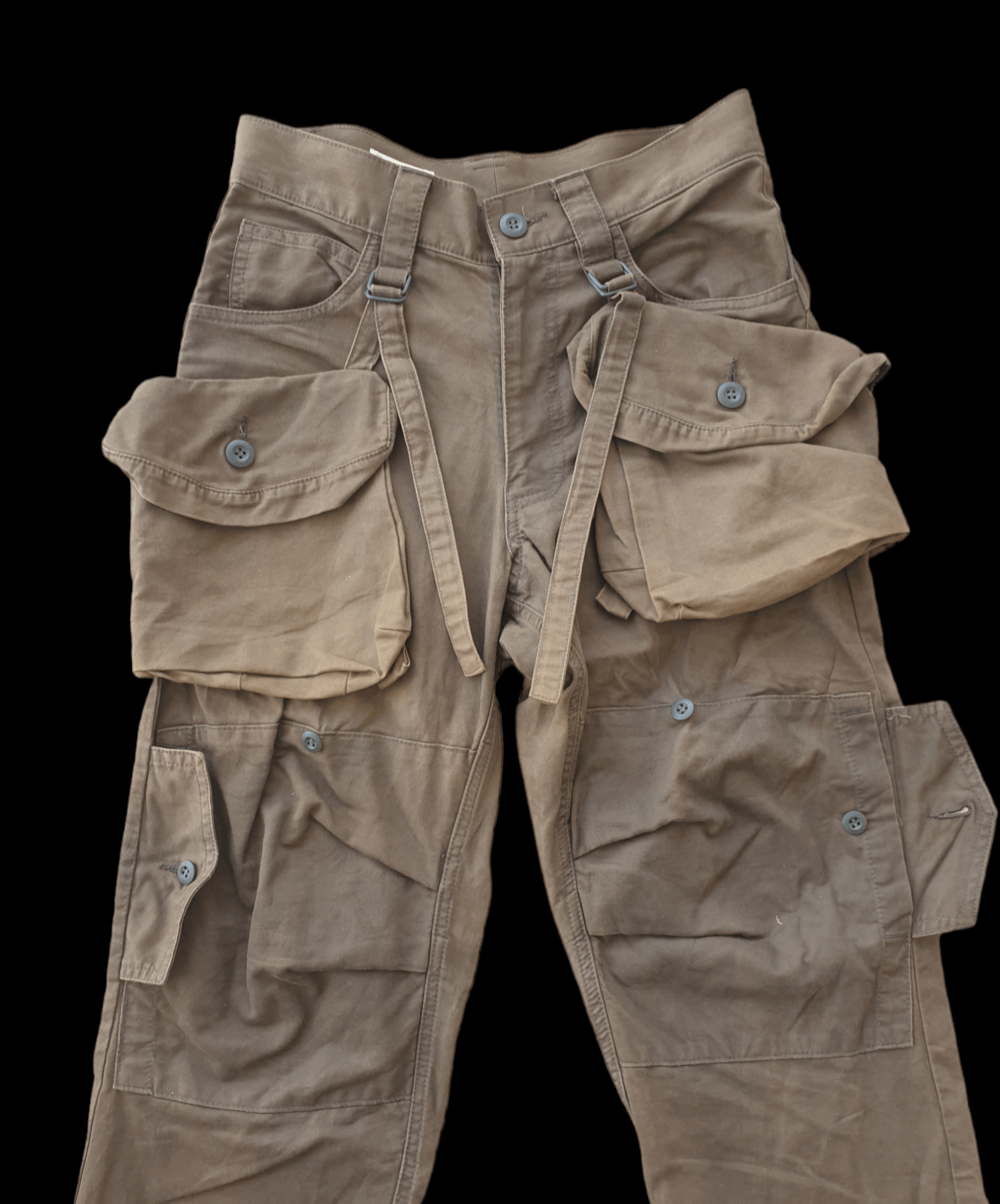 Final Home × Issey Miyake × Japanese Brand Vintage FINAL HOME Bondage Double Pocket Pants Size US 31 - 6 Thumbnail