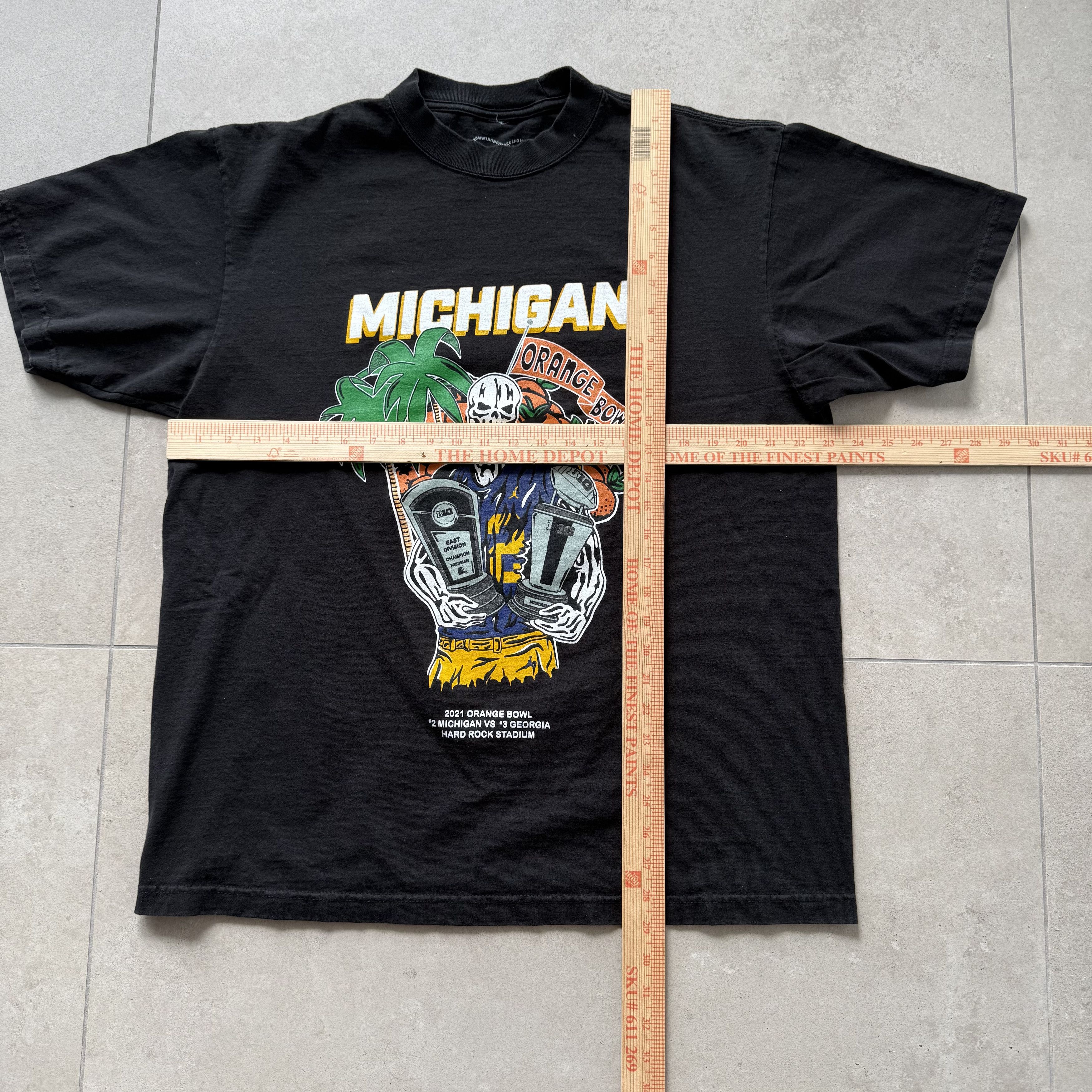 NCAA 2021 University of Michigan Orange Bowl T Shirt Size US XL / EU 56 / 4 - 5 Thumbnail