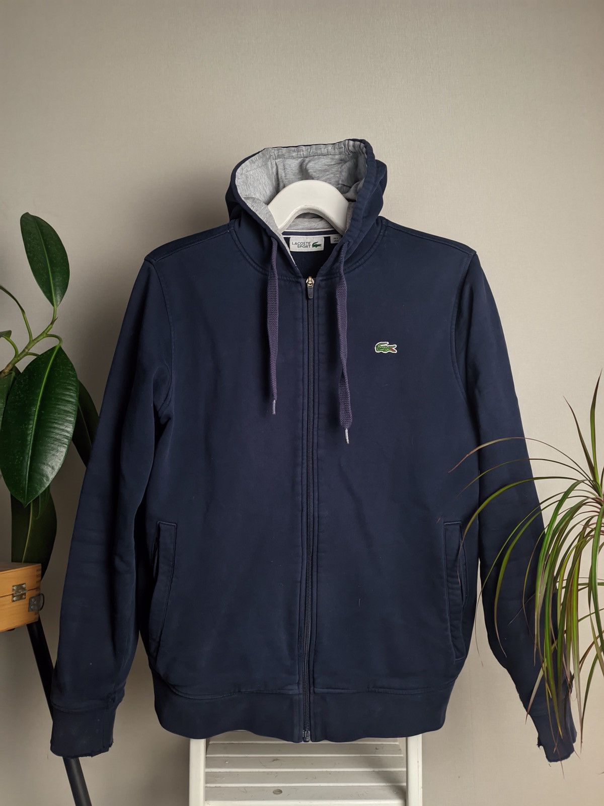Japanese Brand × Lacoste Lacoste Y2K vintage Zip Hoodie Travis Scott styled Size US M / EU 48-50 / 2 - 1 Thumbnail