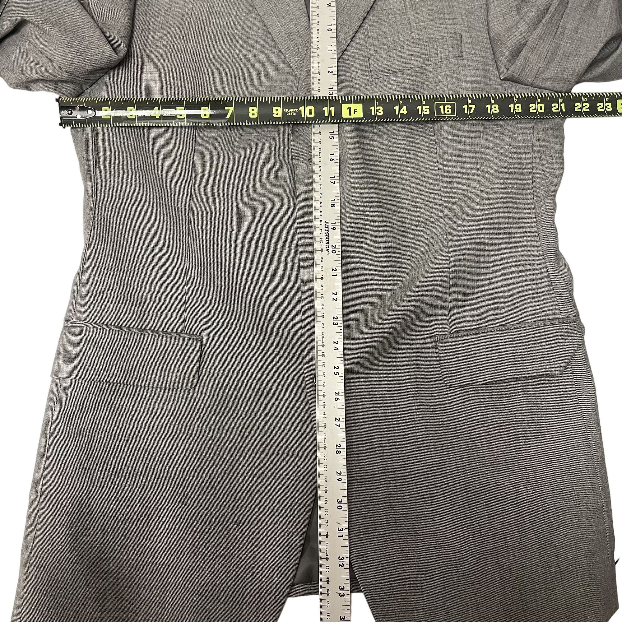 Ralph Lauren Ralph Lauren Gray Silver Sport Coat 3 BTN Wool Jacket Size 42L - 8 Thumbnail