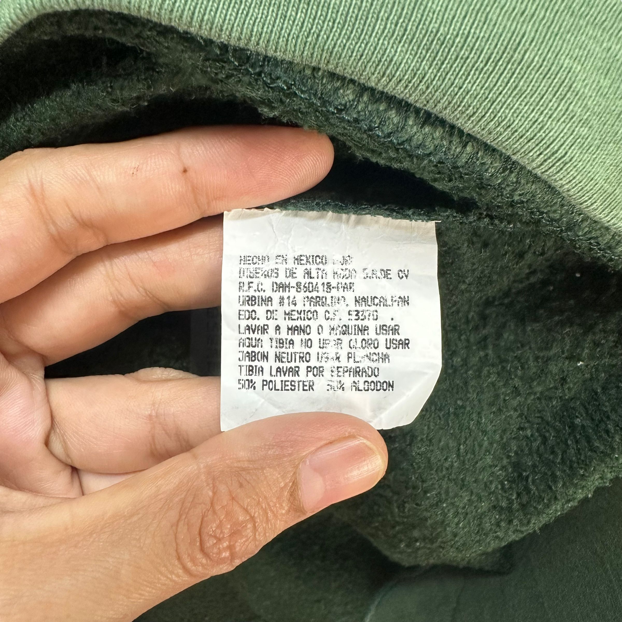 Guess GUESS USA EMBROIDERED BIG LOGO GREEN SWEATSHIRTS #7750-168 Size US L / EU 52-54 / 3 - 7 Thumbnail