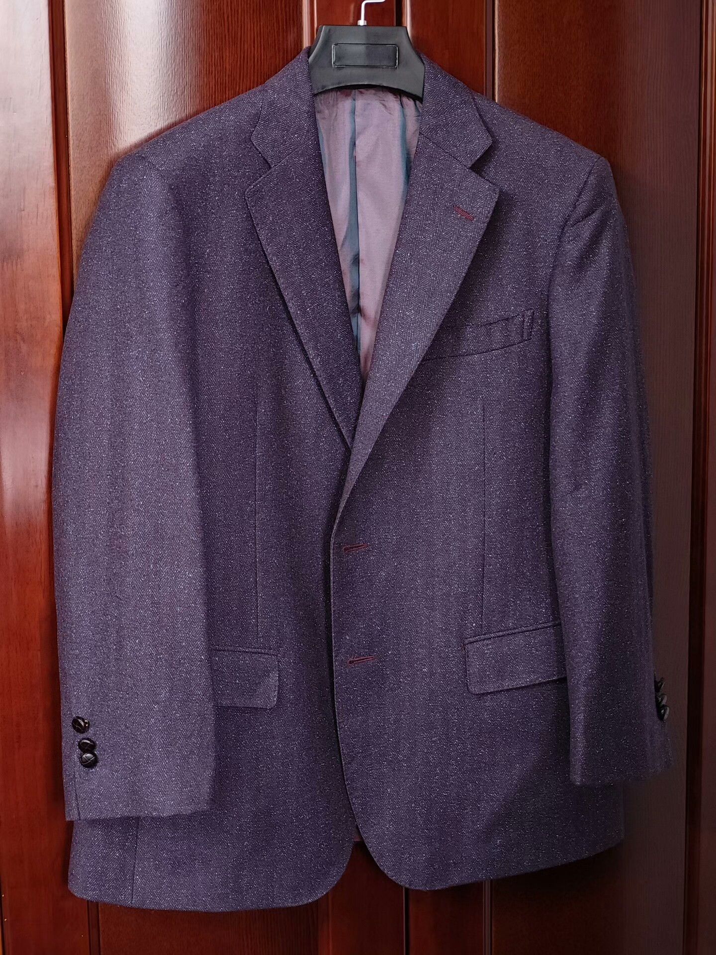 Z Zegna Custom Italian Zignone Wool Silk Suit Size US L / EU 52-54 / 3 - 1 Thumbnail