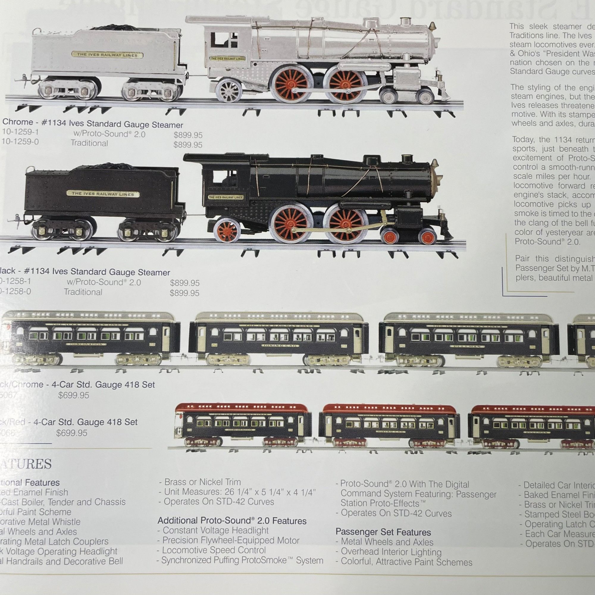 Other Tinplate Traditions by M T H 2006 Model Train Catalog Price Size ONE SIZE - 6 Thumbnail