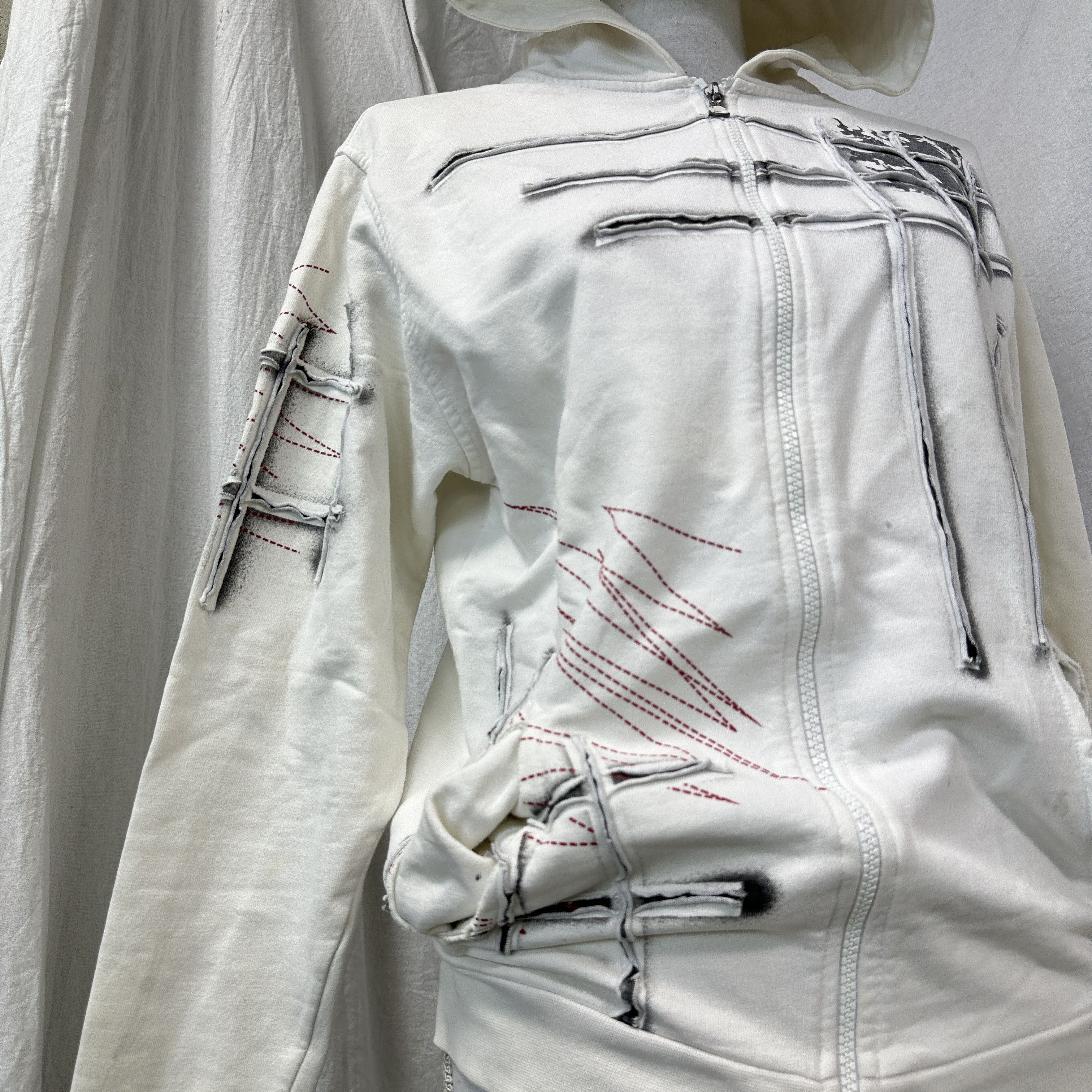 Vintage Vintage Streetwear Casual Embroidered Zip Hoodie Y2K Size US S / EU 44-46 / 1 - 7 Thumbnail
