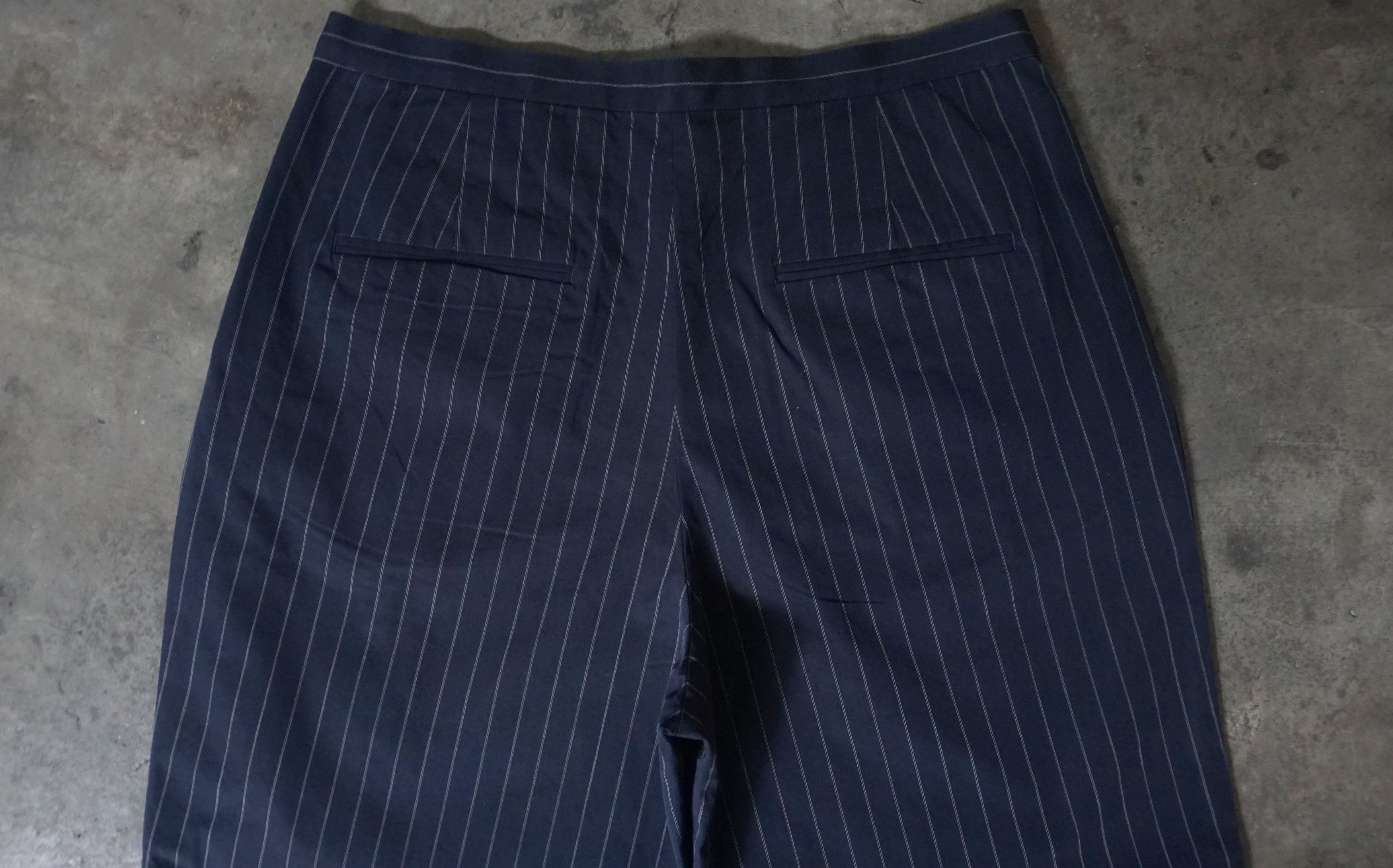 Japanese Brand DES PRES Women tripe Pants W29 Size 29" - 4 Thumbnail