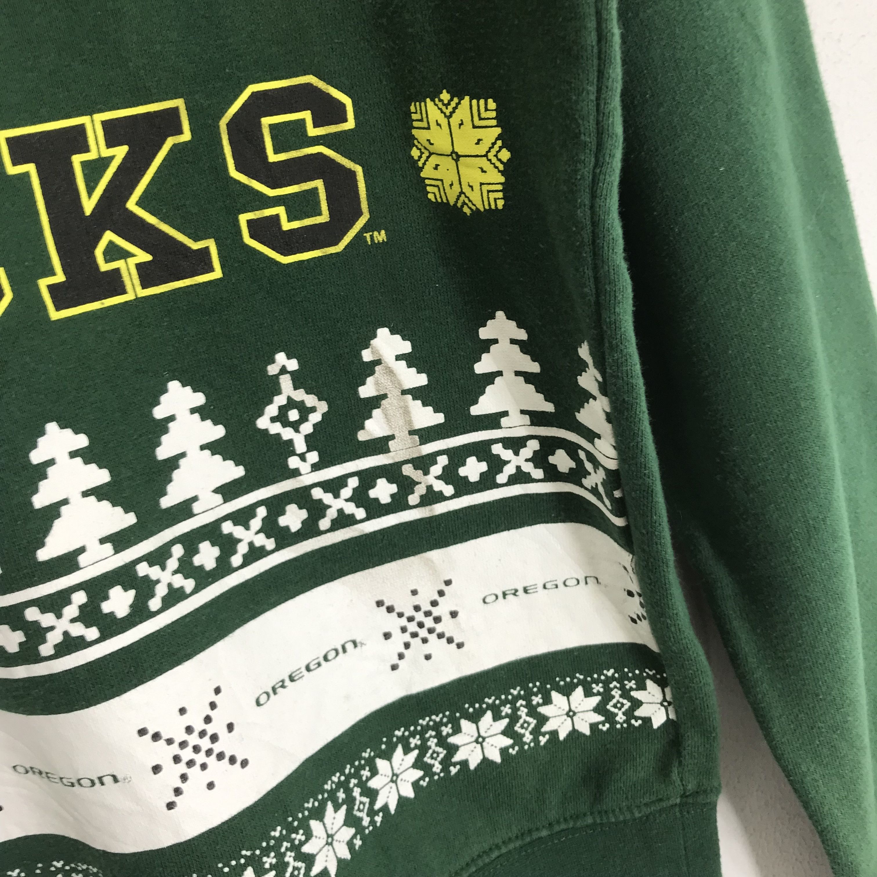 Dack's Vintage University Oregon Green Sweatshirt - 435 Size US S / EU 44-46 / 1 - 6 Thumbnail