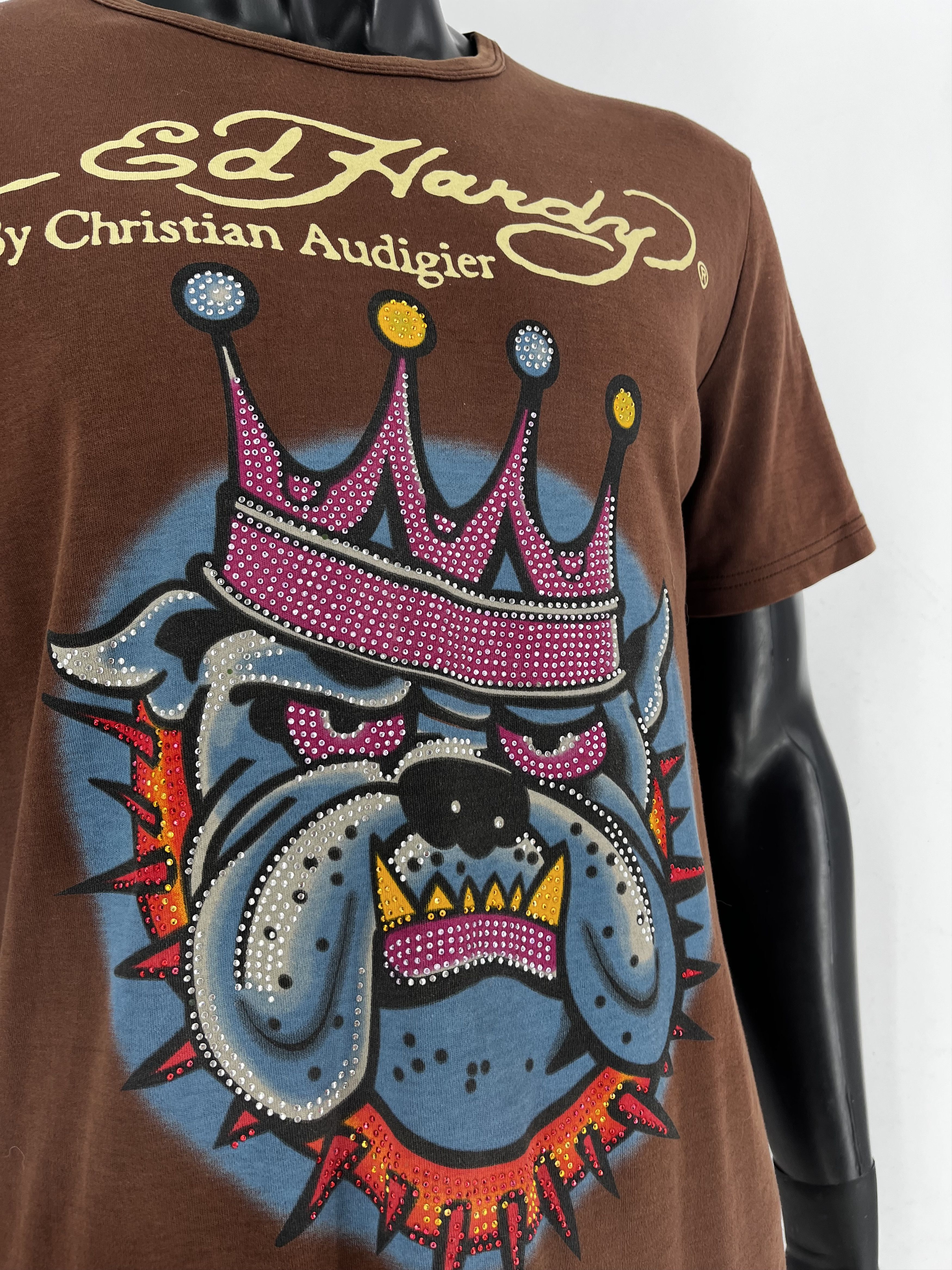 Christian Audigier Vintage Ed Hardy By Christian Audigier Knife In The Heart XL Size US XL / EU 56 / 4 - 8 Thumbnail