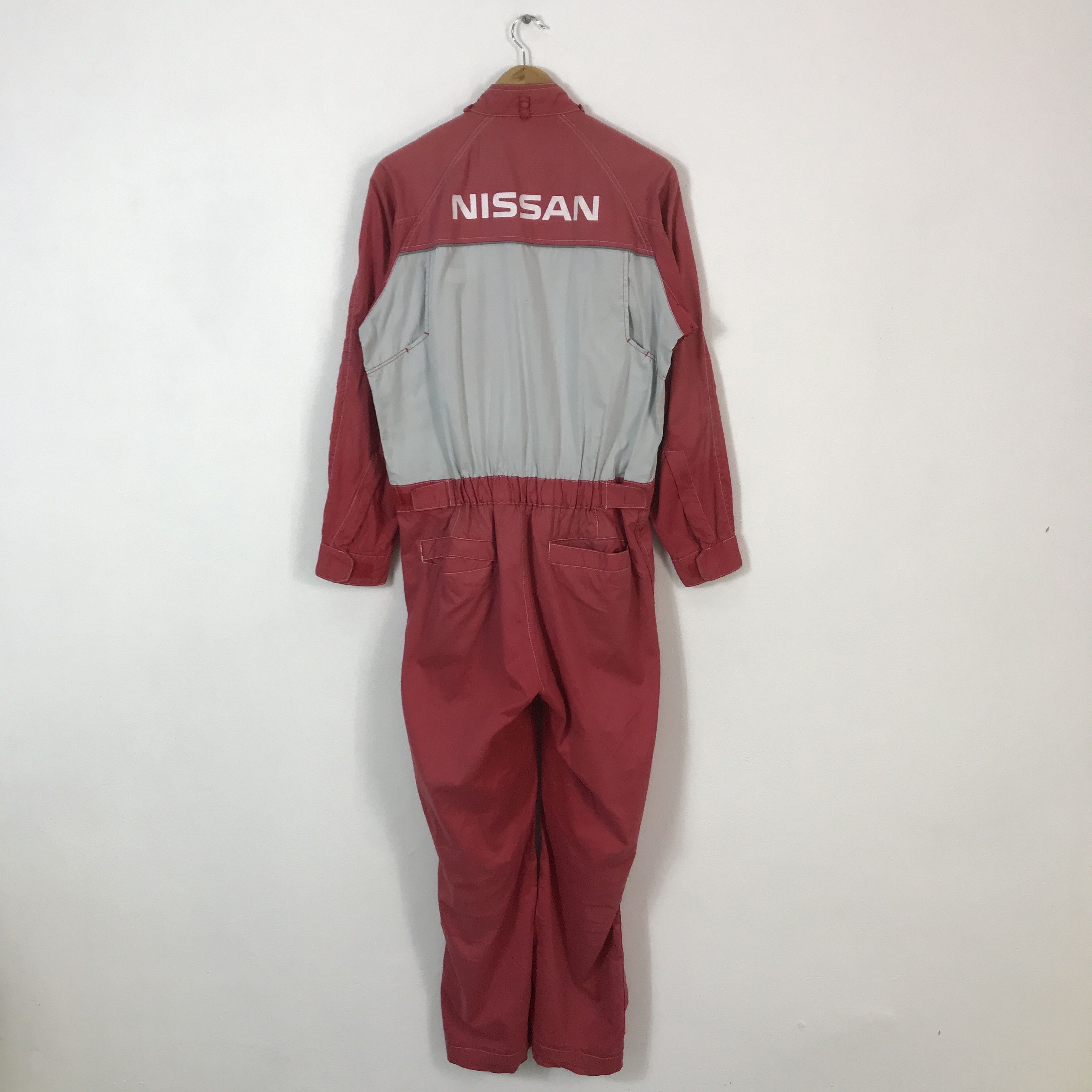 Japanese Brand Vintage Nissan Racing Coverall Japanese jacket Size US L / EU 52-54 / 3 - 1 Thumbnail