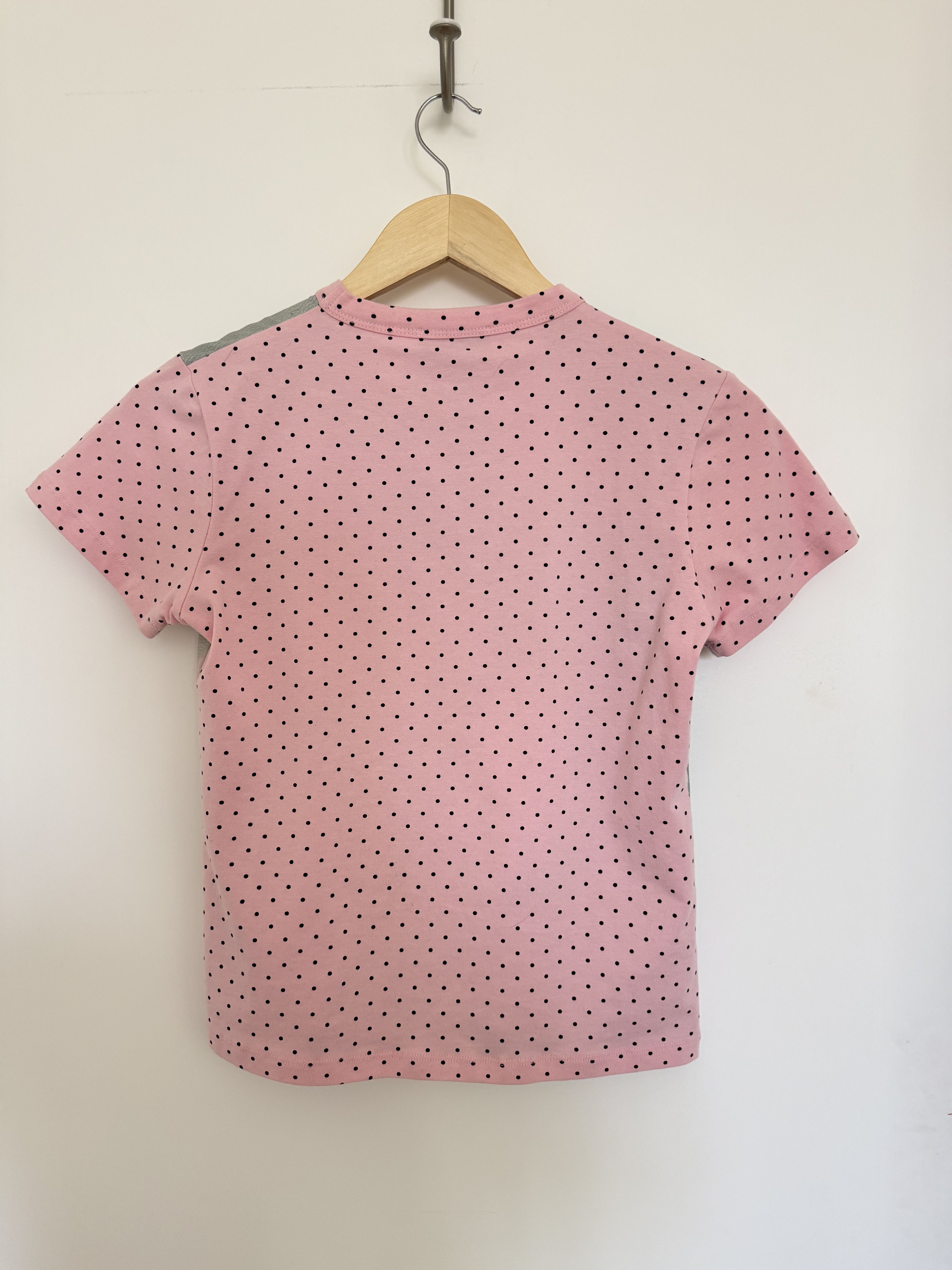 Ashley Williams Women's Gray Polka-Dot Printed T-Shirt Size M / US 6-8 / IT 42-44 - 6 Thumbnail