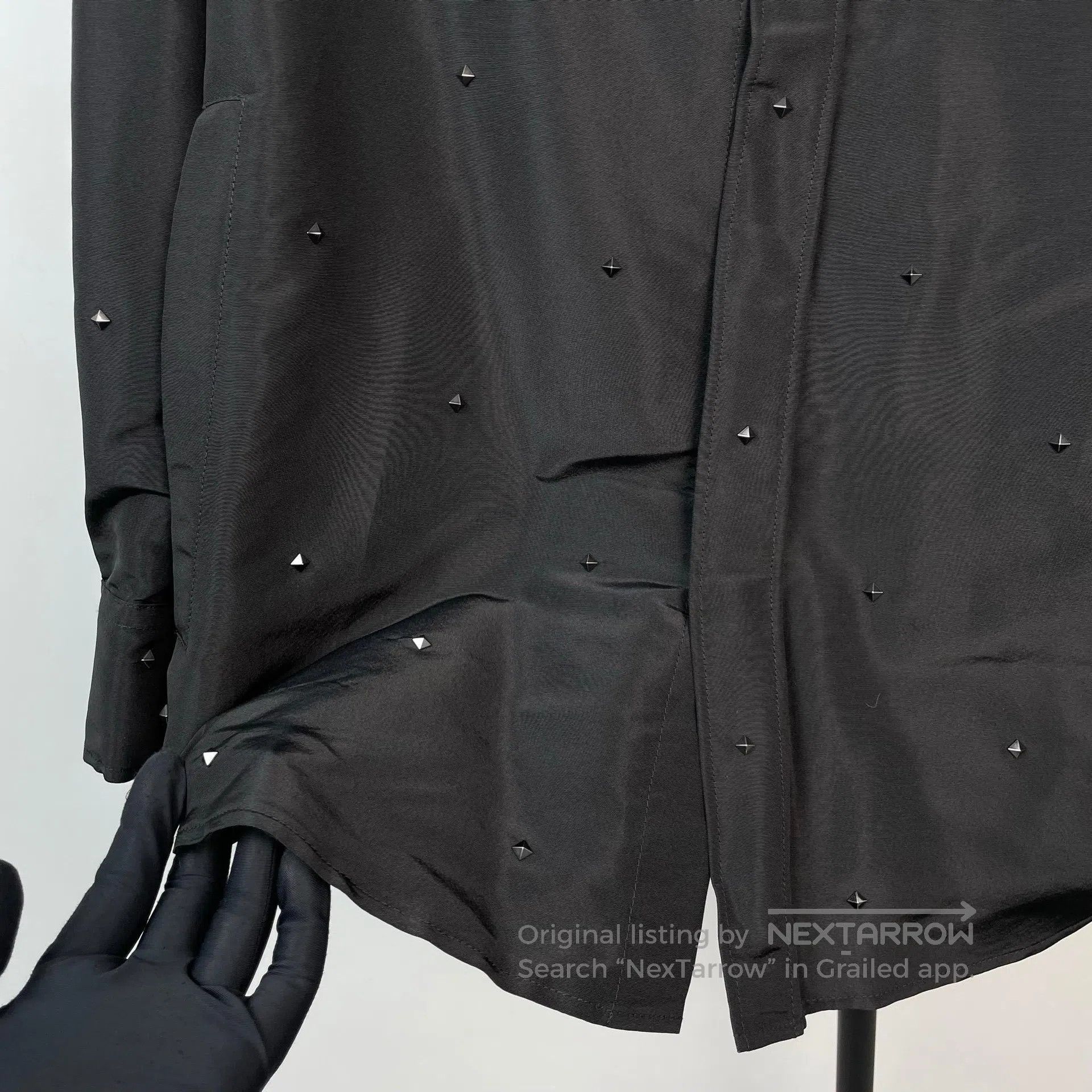 Valentino Valentino Starry rhinestone and bead collar shirt blouse| Size US M / EU 48-50 / 2 - 4 Thumbnail