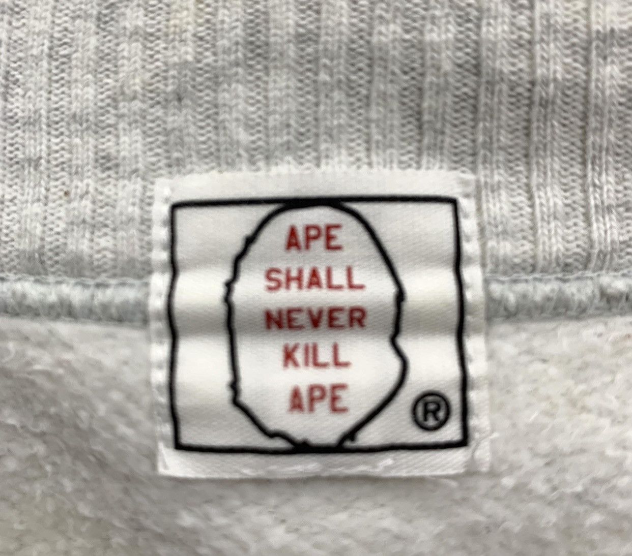 Bape Ape Shall Never Kill Ape Double Pocket Crewneck Sweatshirt Size US XL / EU 56 / 4 - 9 Thumbnail