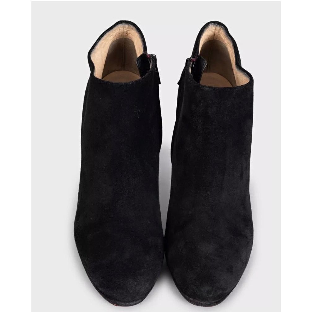 Christian Louboutin Christian Louboutin Black Suede Ankle Boots Size 38 Size US 7 / IT 37 - 2 Thumbnail