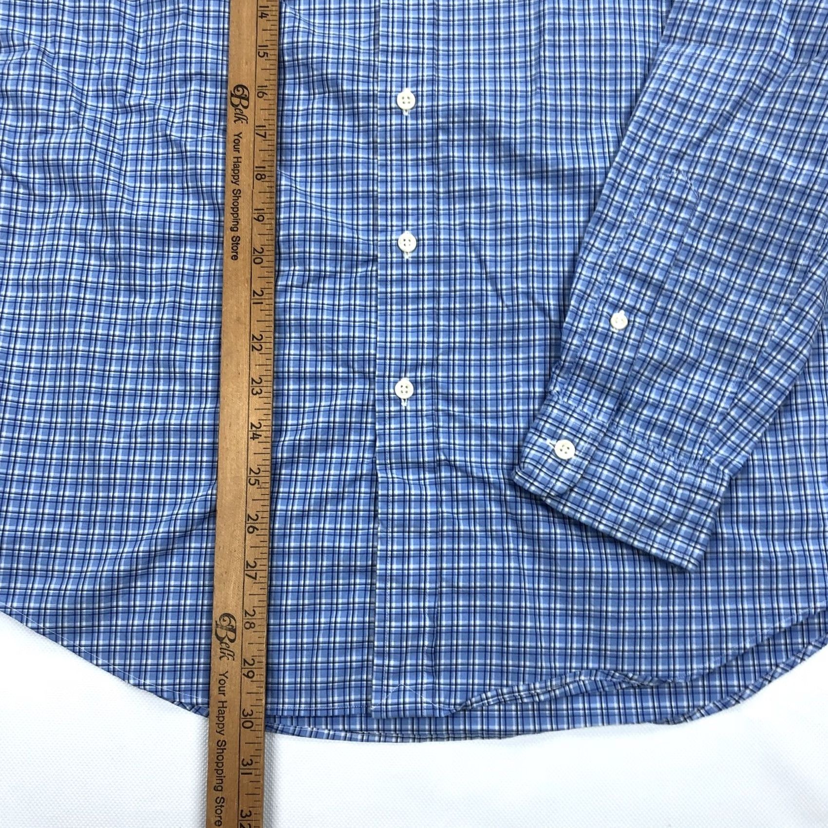 Ralph Lauren Ralph Lauren Men's M Blue Plaid Check Button-Down Casual Shirt M Size US M / EU 48-50 / 2 - 4 Thumbnail