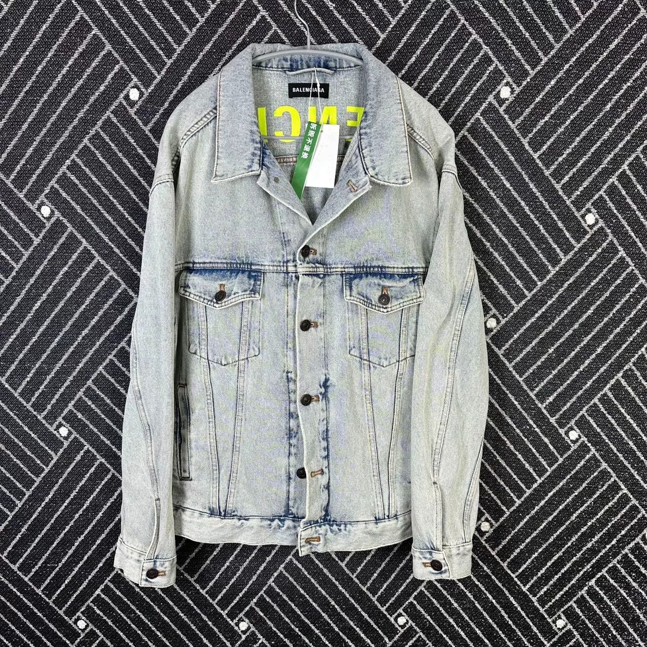 Balenciaga Balenciaga Denim Jacket Size US M / EU 48-50 / 2 - 1 Thumbnail