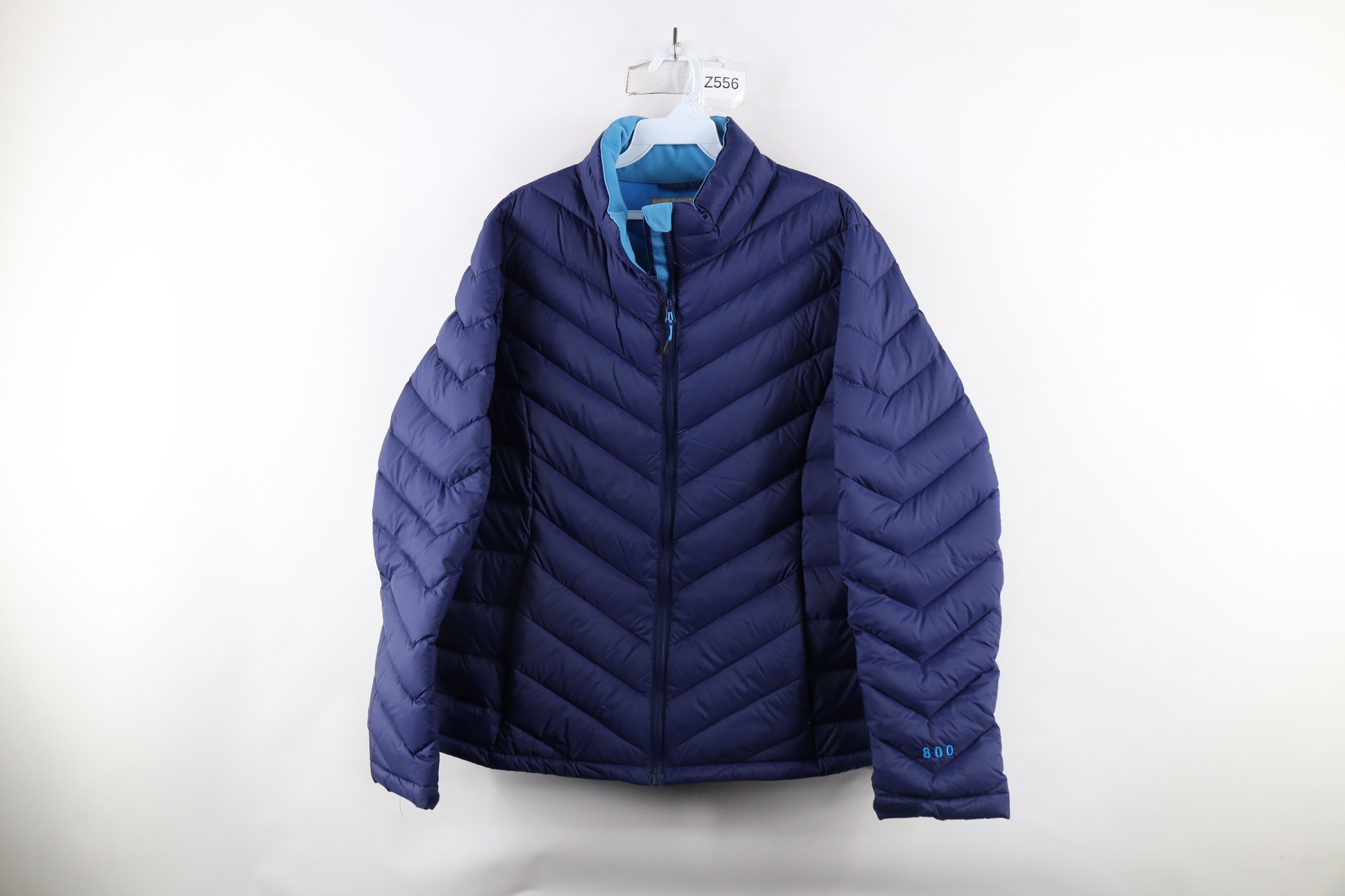 Cabelas × Vintage Cabelas Goose Down Insulated Full Zip Puffer Jacket Blue Size L / US 10 / IT 46 - 1 Thumbnail