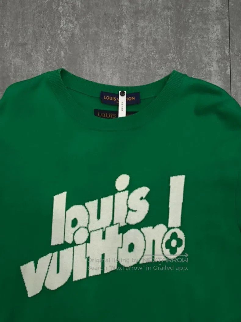 Louis Vuitton Louis Vuitton Green Bullet Screen Short Sleeve T-shirt Size US L / EU 52-54 / 3 - 3 Thumbnail