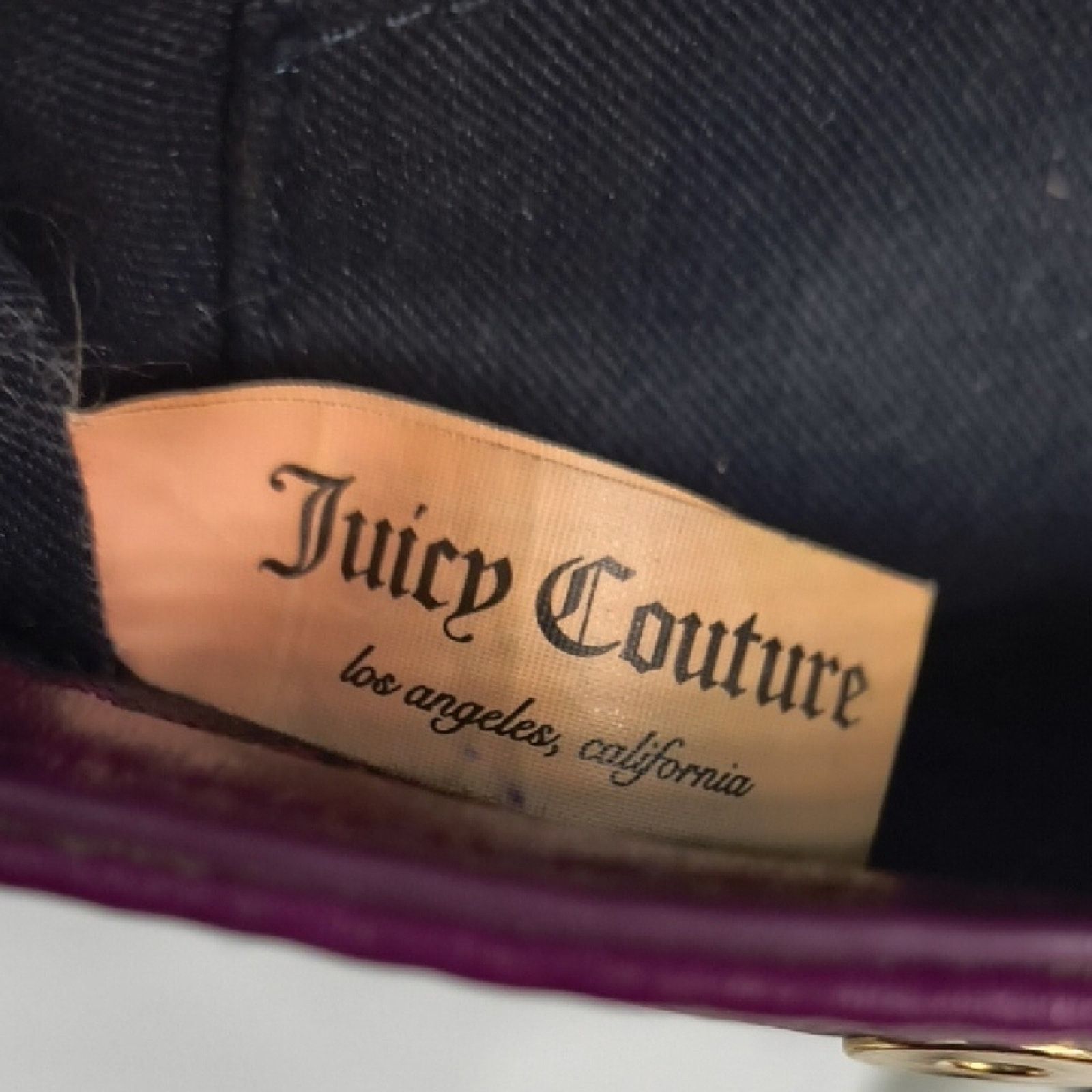 Juicy Couture Y2K Juicy Couture Purple Studded Leather Crossbody Bag Size ONE SIZE - 6 Thumbnail