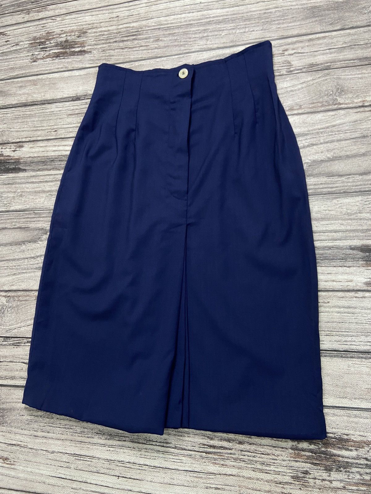 Christian Dior Monsieur × Gianfranco Ferre × John Galliano Vintage 80s Christian Dior Coordonnes Wool Mini Skirt Size 28" / US 6 / IT 42 - 3 Thumbnail