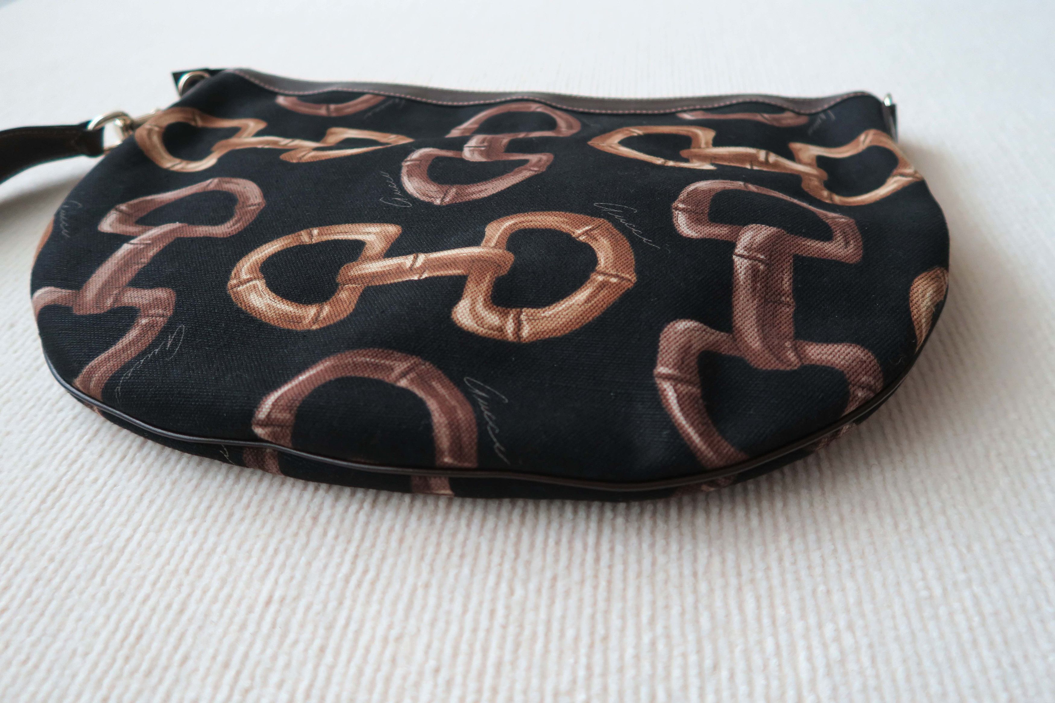 Gucci Gucci Classic Interlocking Bamboo Horsebit Hobo Bag Size ONE SIZE - 4 Thumbnail