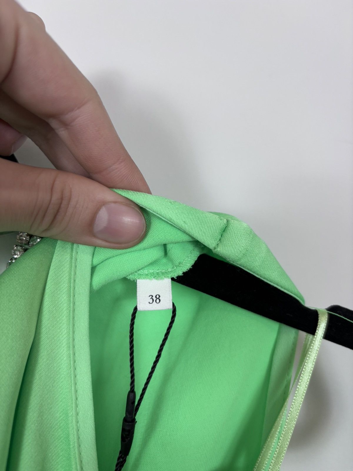 Sandro Sandro Paris E24Neon Vert Fluo NWT Green Cutout Midi Dress Size S / US 4 / IT 40 - 13 Thumbnail