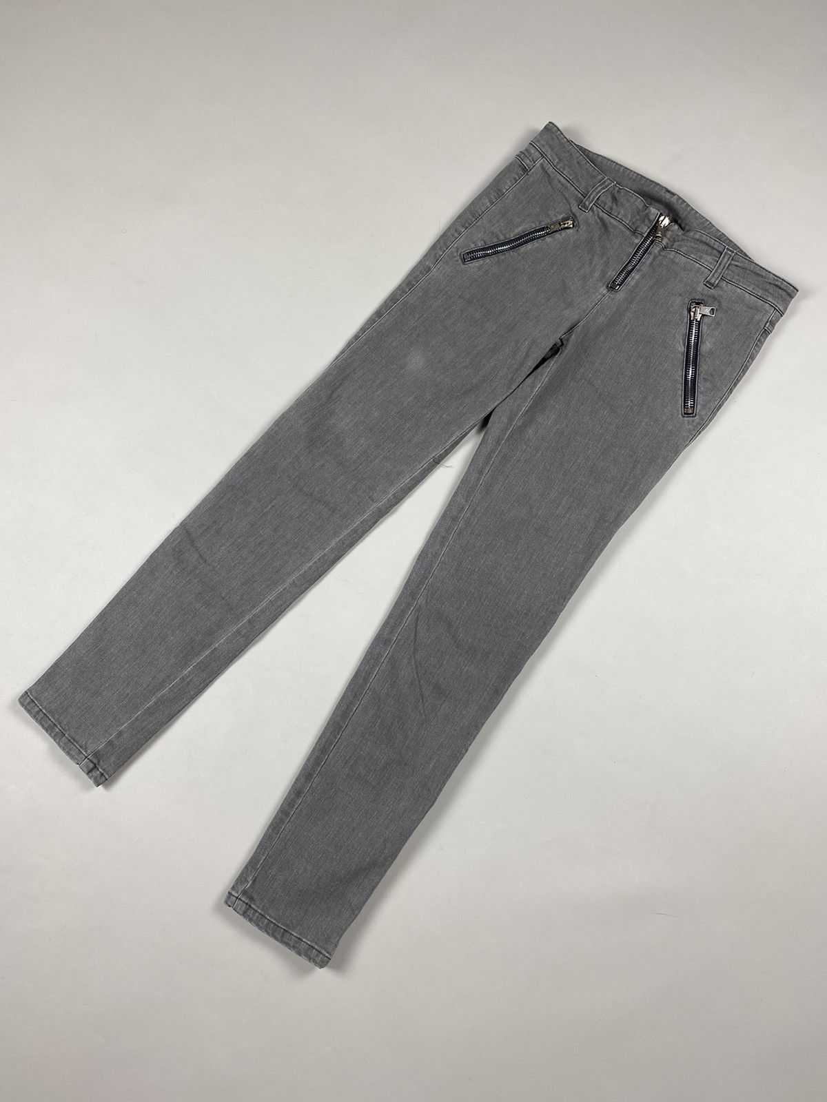 Alexander McQueen Alexander McQueen vintage ladies ankle zip jeans size 42 Size 28" / US 6 / IT 42 - 4 Thumbnail