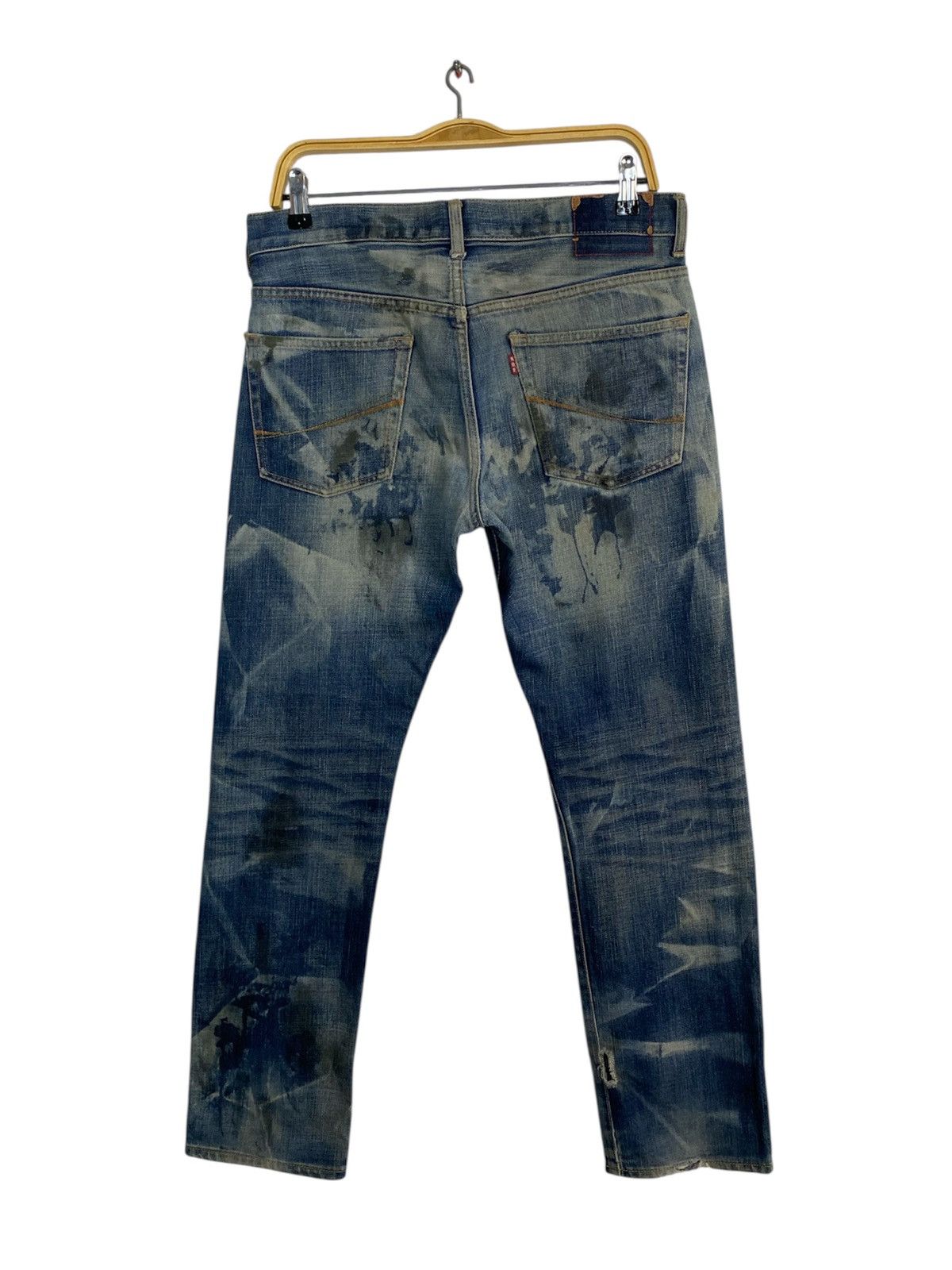 Japanese Brand Soul Of Freedom SOF Indigo Denim Jeans Straight Cut Size 32 Size US 32 / EU 48 - 2 Thumbnail