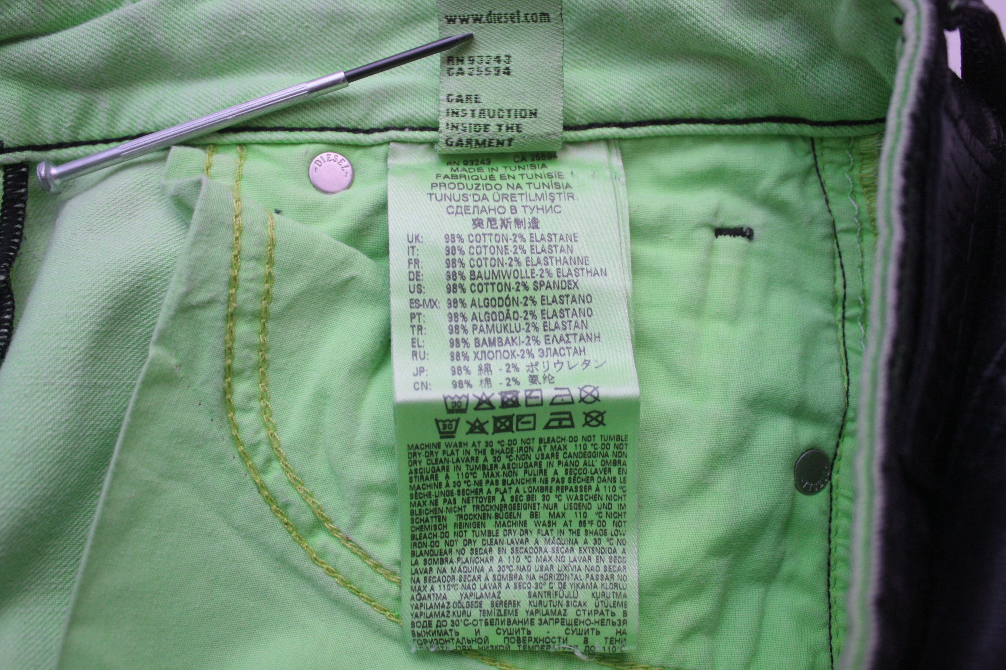 Diesel Diesel Black Green Pants 27 Size US 27 - 8 Thumbnail