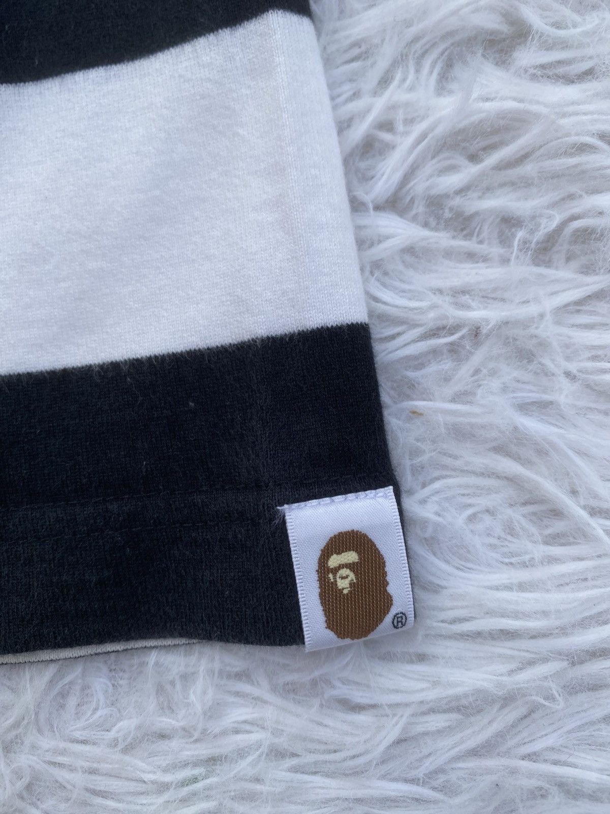 Bape Rare BAPE Stripes Longsleeve Shirt Size US S / EU 44-46 / 1 - 12 Thumbnail
