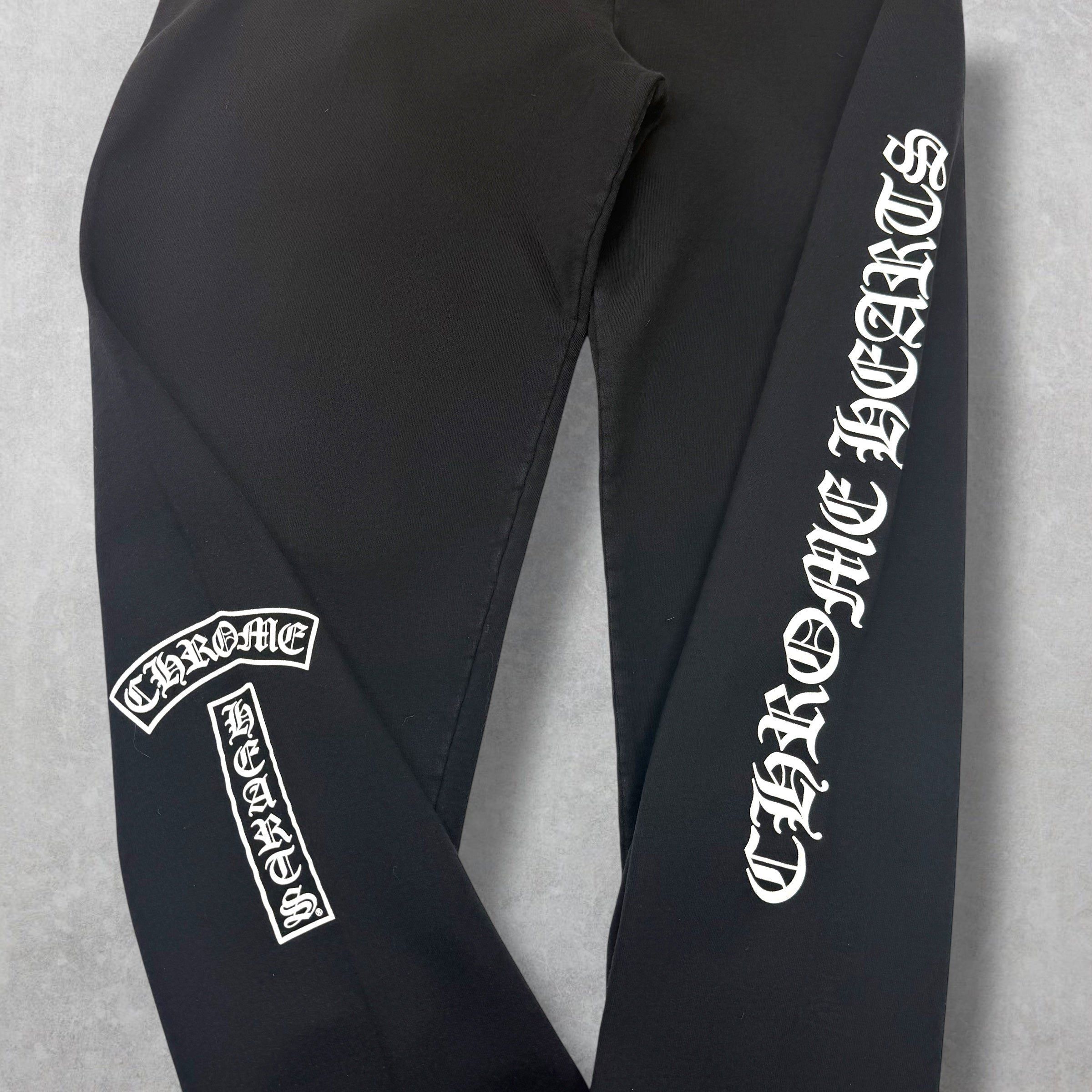 Chrome Hearts Chrome Hearts Vertical T-Bar Sweatpants Black XL Size US 36 / EU 52 - 5 Thumbnail