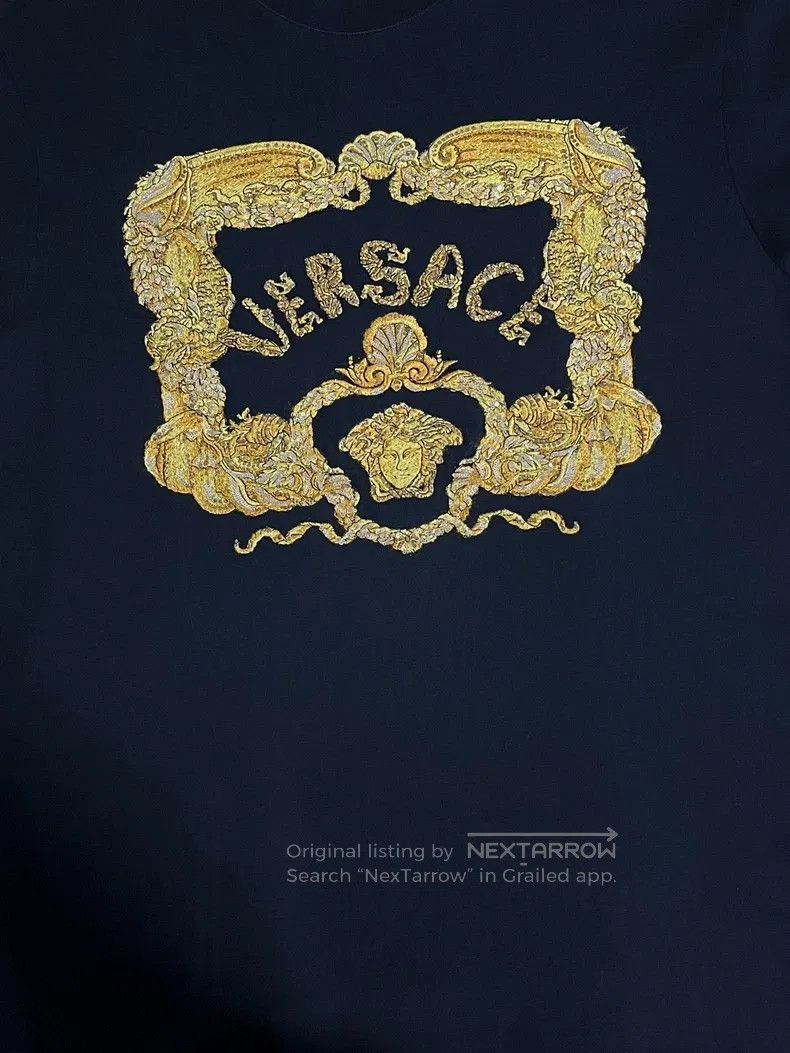 Versace Versace Embroidered T-shirt Size US L / EU 52-54 / 3 - 5 Thumbnail