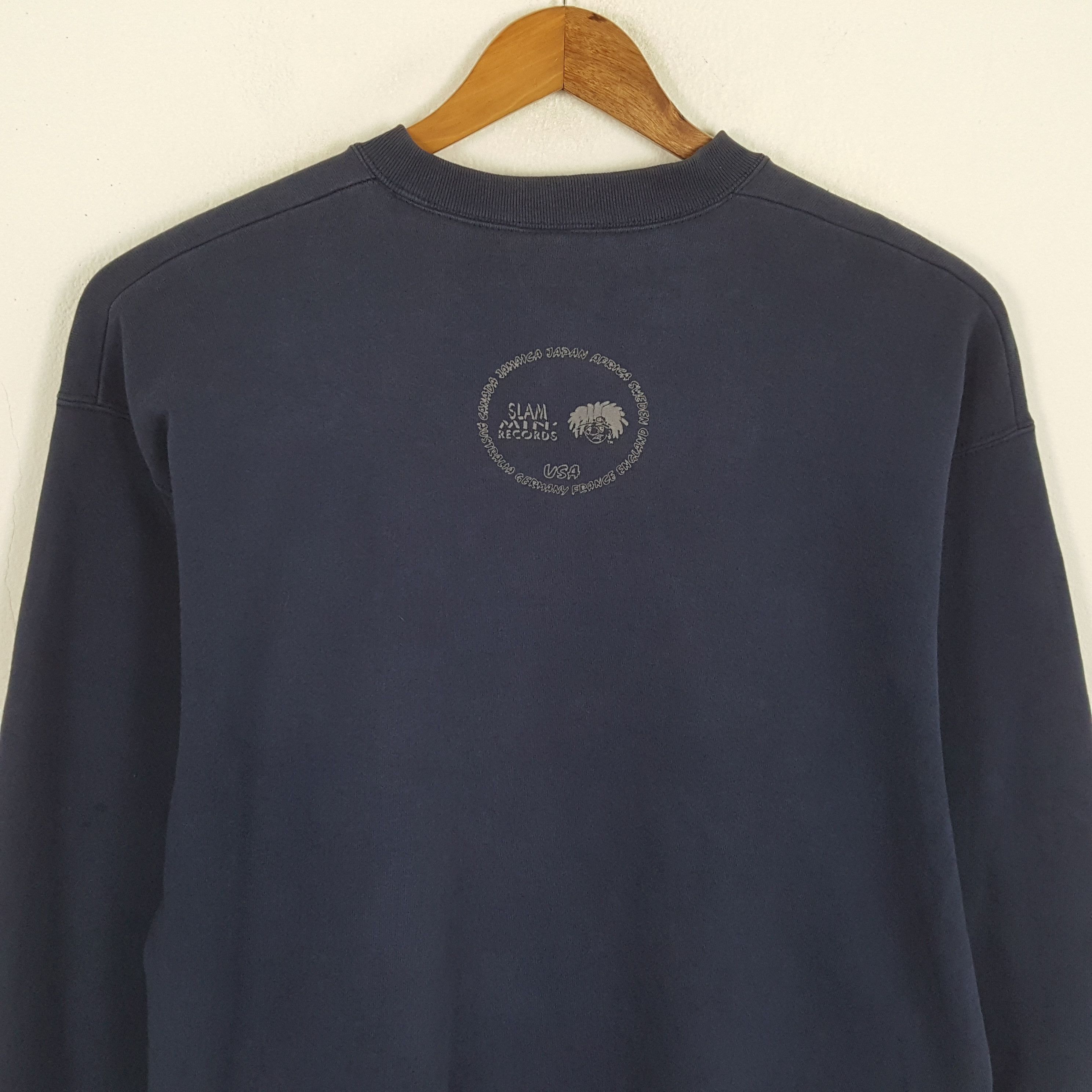 Band Tees × Chance The Rapper × Vintage Vintage SLAM-MIN RECORD NY Hip Hop Rapper Sweatshirst Size US XL / EU 56 / 4 - 4 Thumbnail