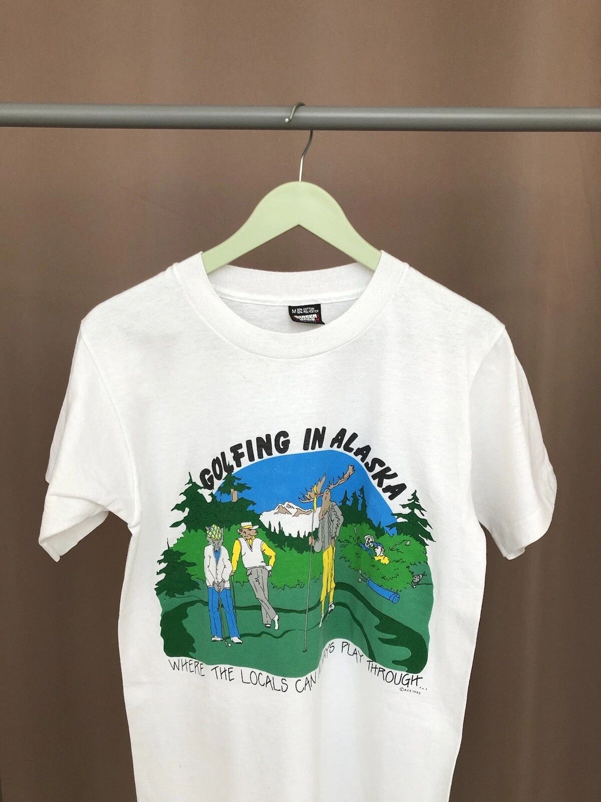 Other Golfing in Alaska 1993 T-Shirt Screen Stars Best Size M Rare Size US M / EU 48-50 / 2 - 2 Thumbnail