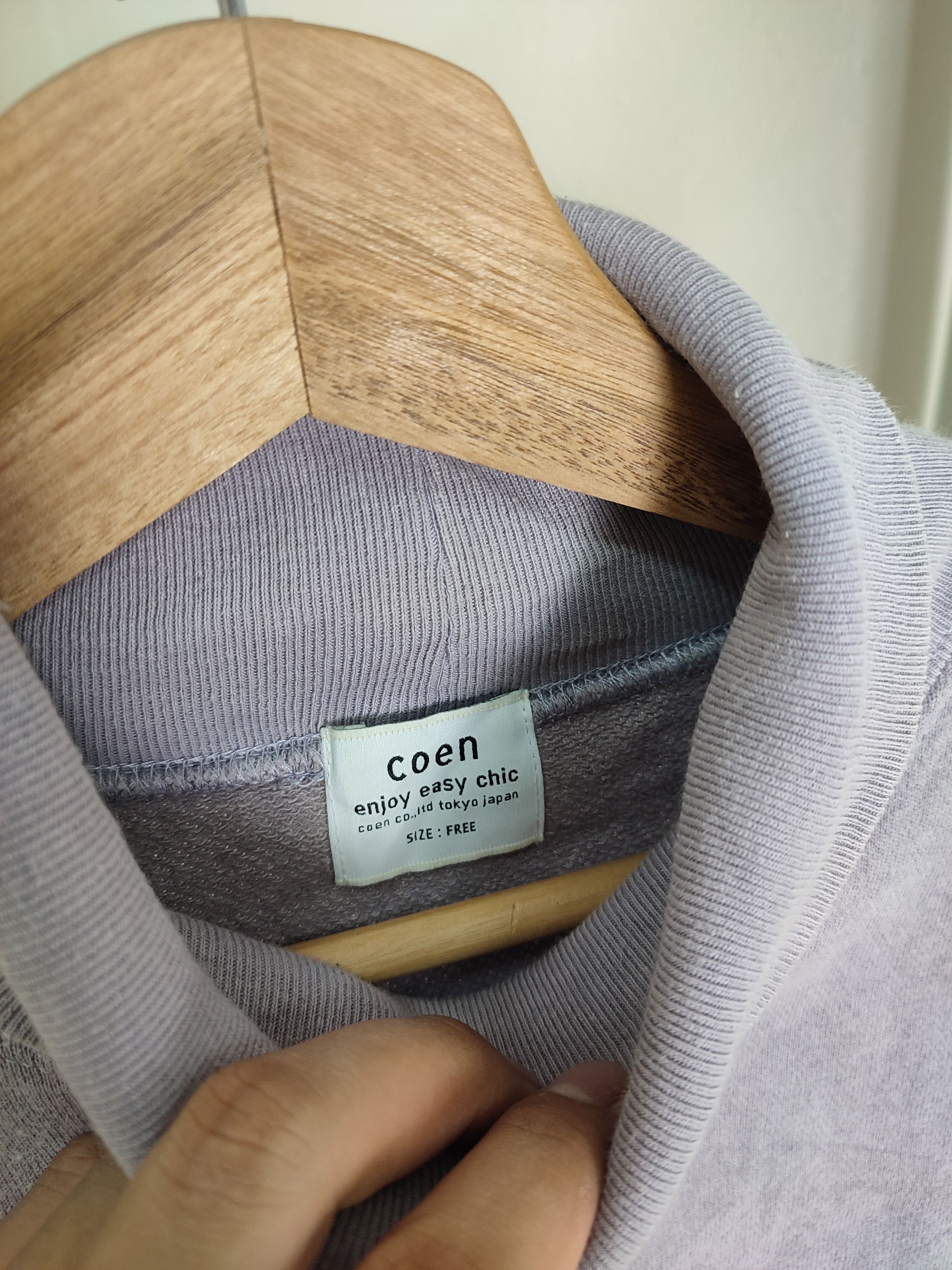Japanese Brand Vintage COEN Japanese Crop Top Sweatshirt Size M / US 6-8 / IT 42-44 - 6 Thumbnail
