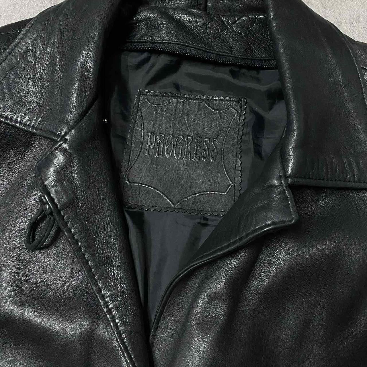 Other Black leather jacket with button closure, two front pockets Size M / US 6-8 / IT 42-44 - 3 Thumbnail